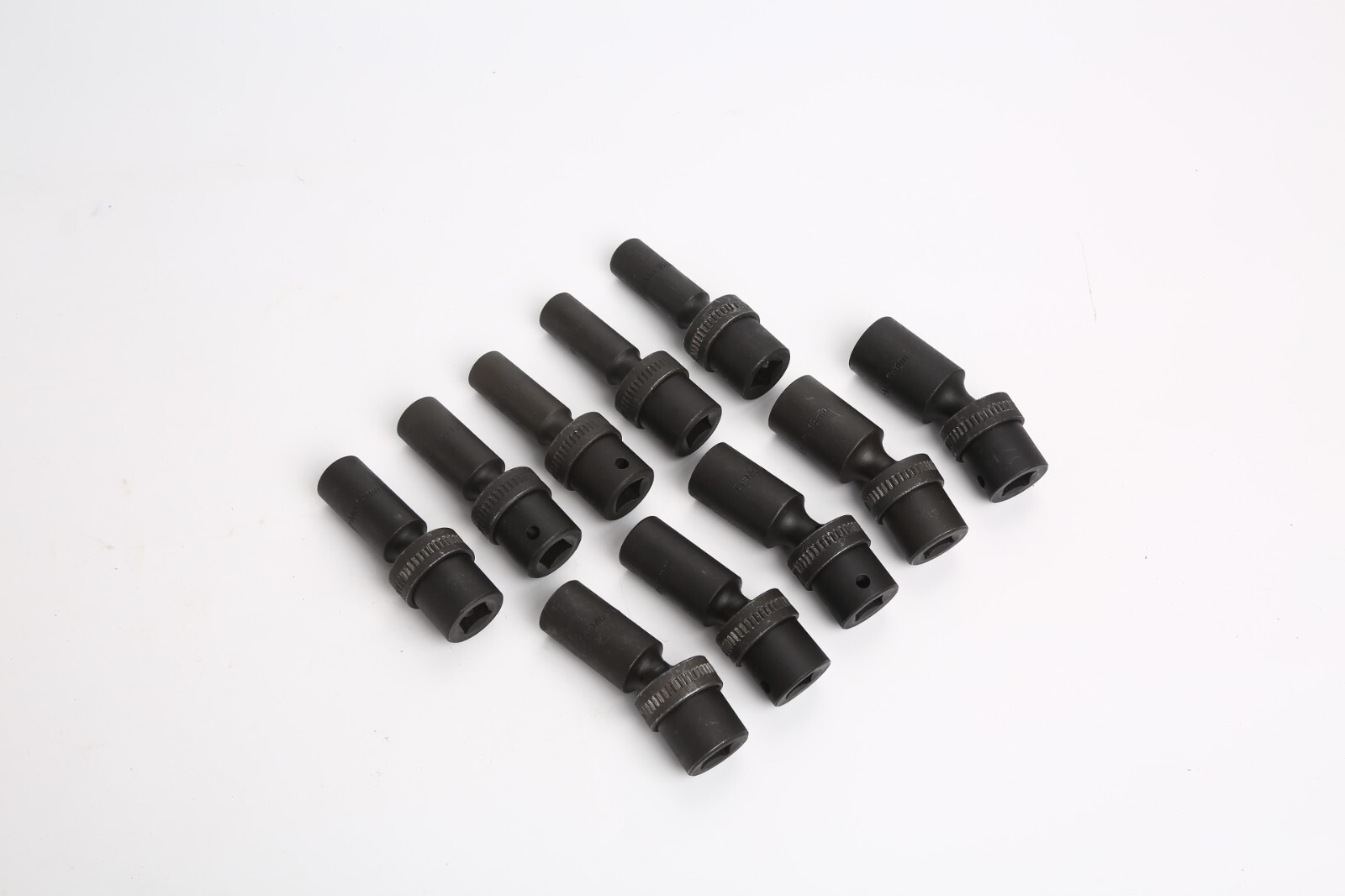 10 Pc 1/2 Inch Drive 6 Point Deep Universal Impact Socket Set Metric Size