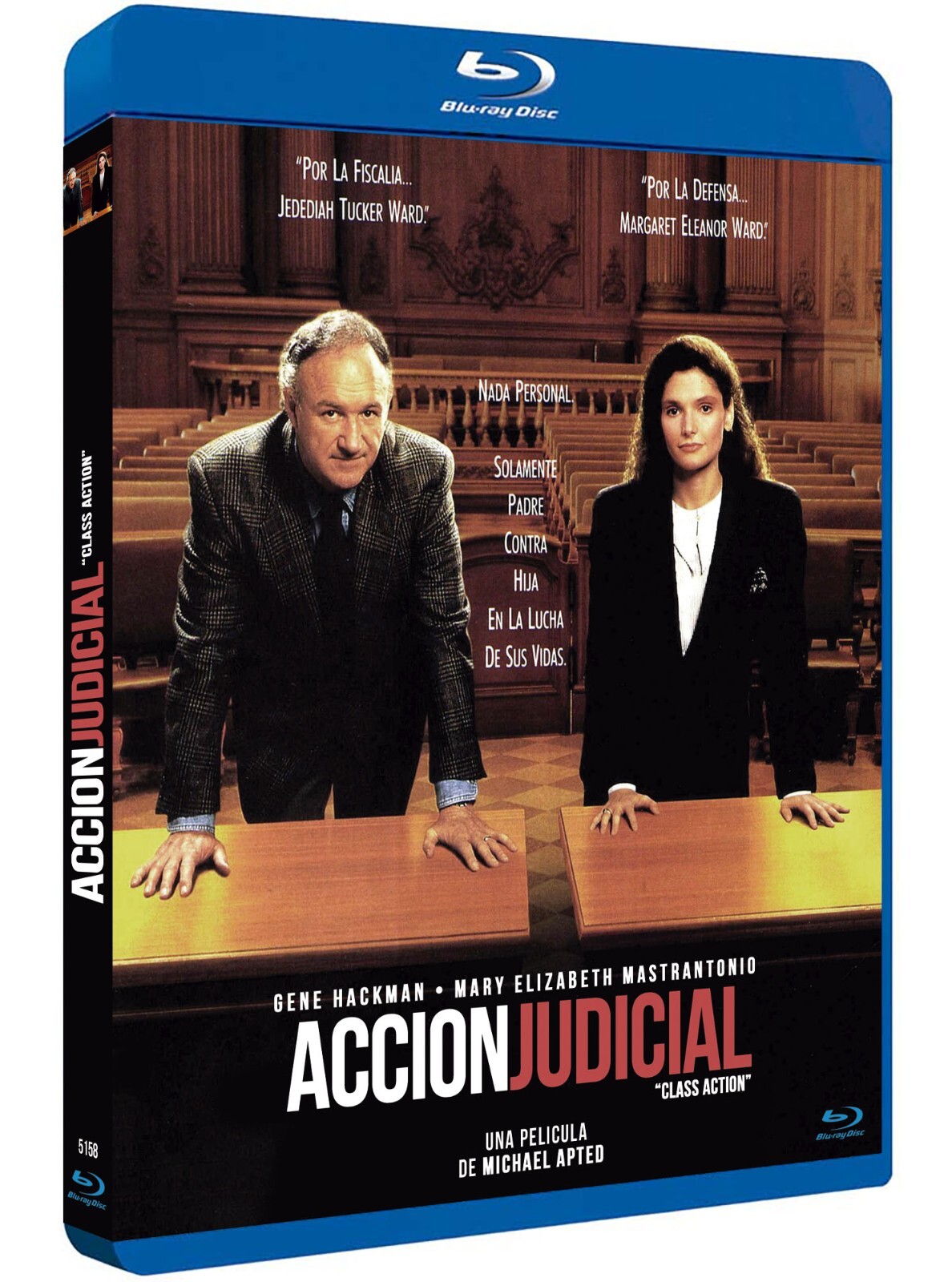 Class Action (1991) Gene Hackman Blu-Ray NEW (Spanish Package/English Audio)