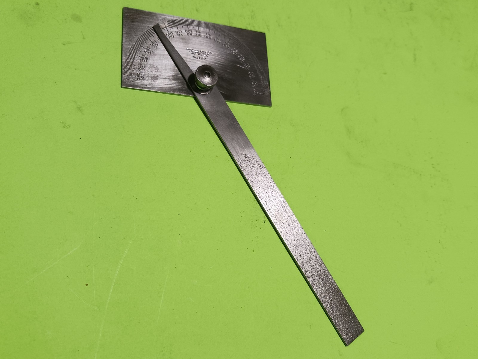Vintage Lufkin Rule Co. No.891 Protractor Steel Works great