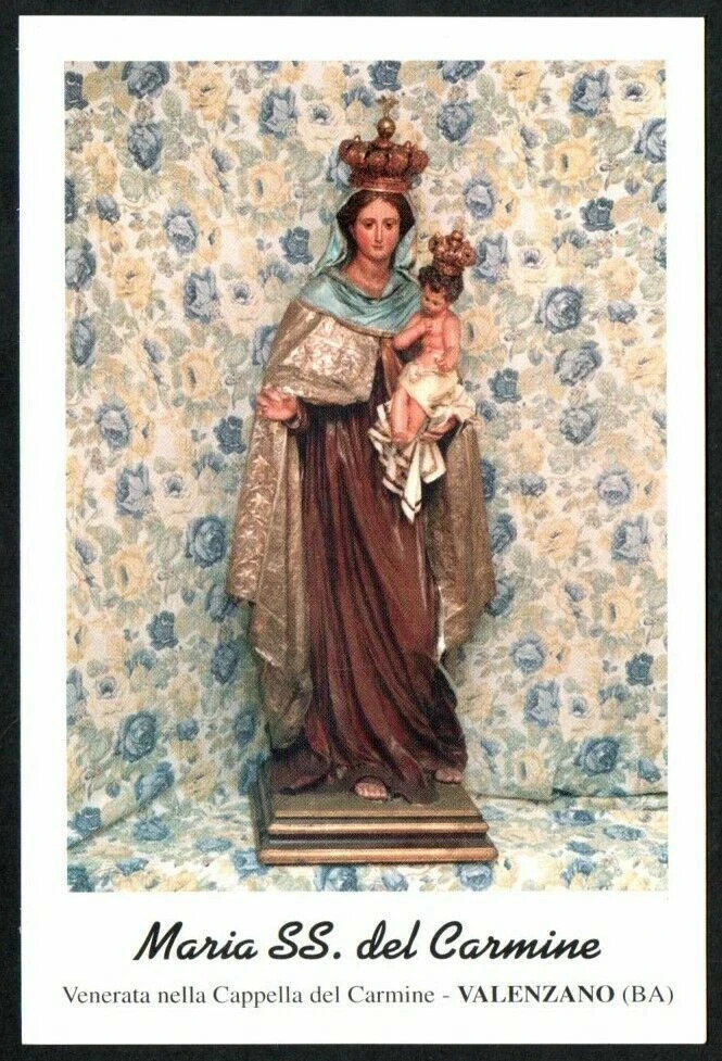 Holy card de la Virgin del Carmen santino image pieuses estampa