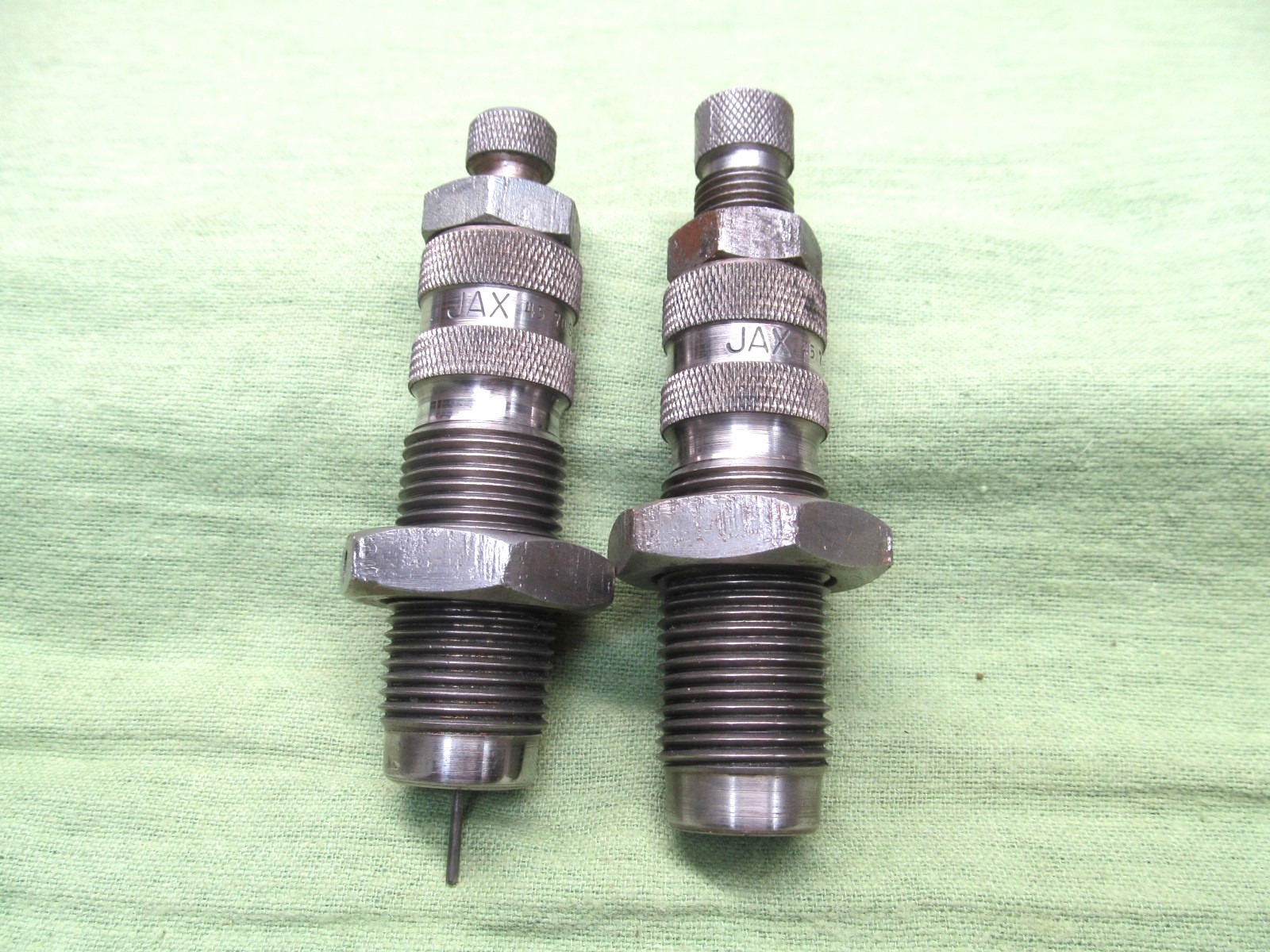 Vtg. JAX 2-Piece Reloading Die Set for .45-70 Gov't Cartridges