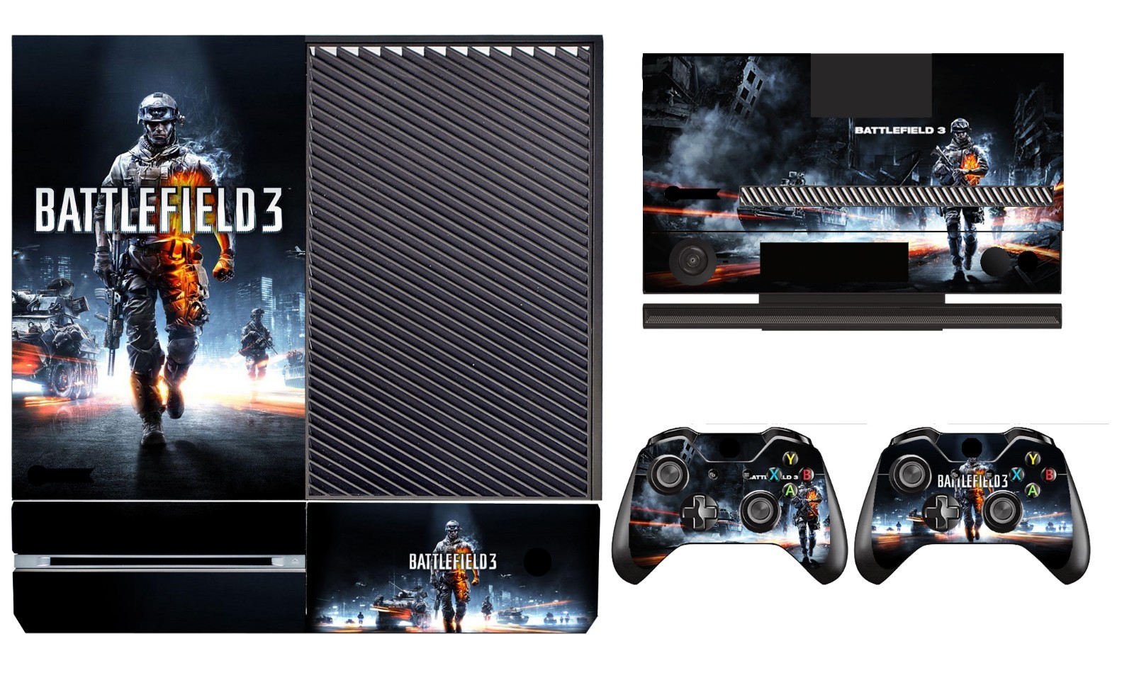 Battle 202 Vinyl Cover Skin Sticker for Xbox One & Kinect & 2 controller skins