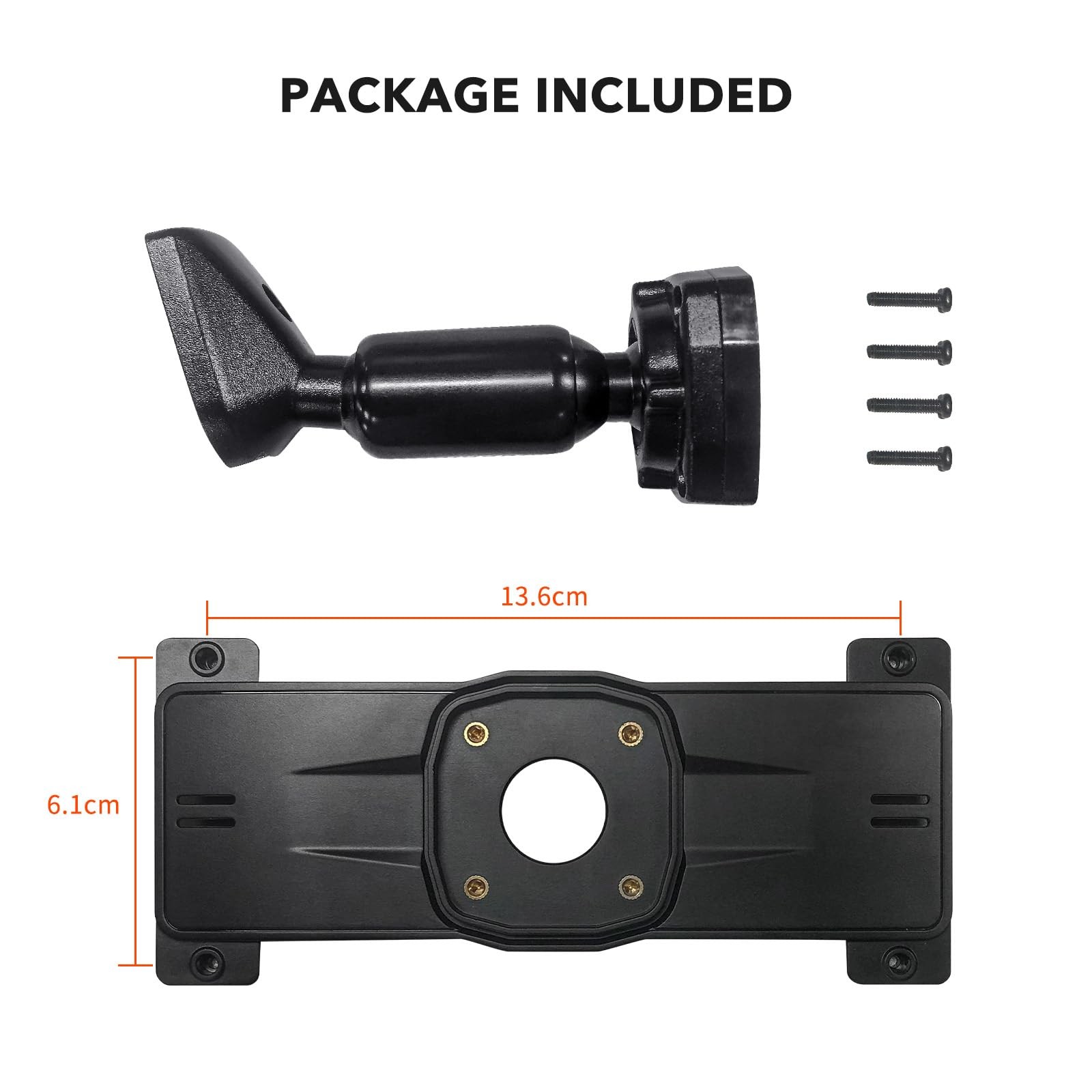 WOLFBOX OEM Bracket for USB C G900 Black