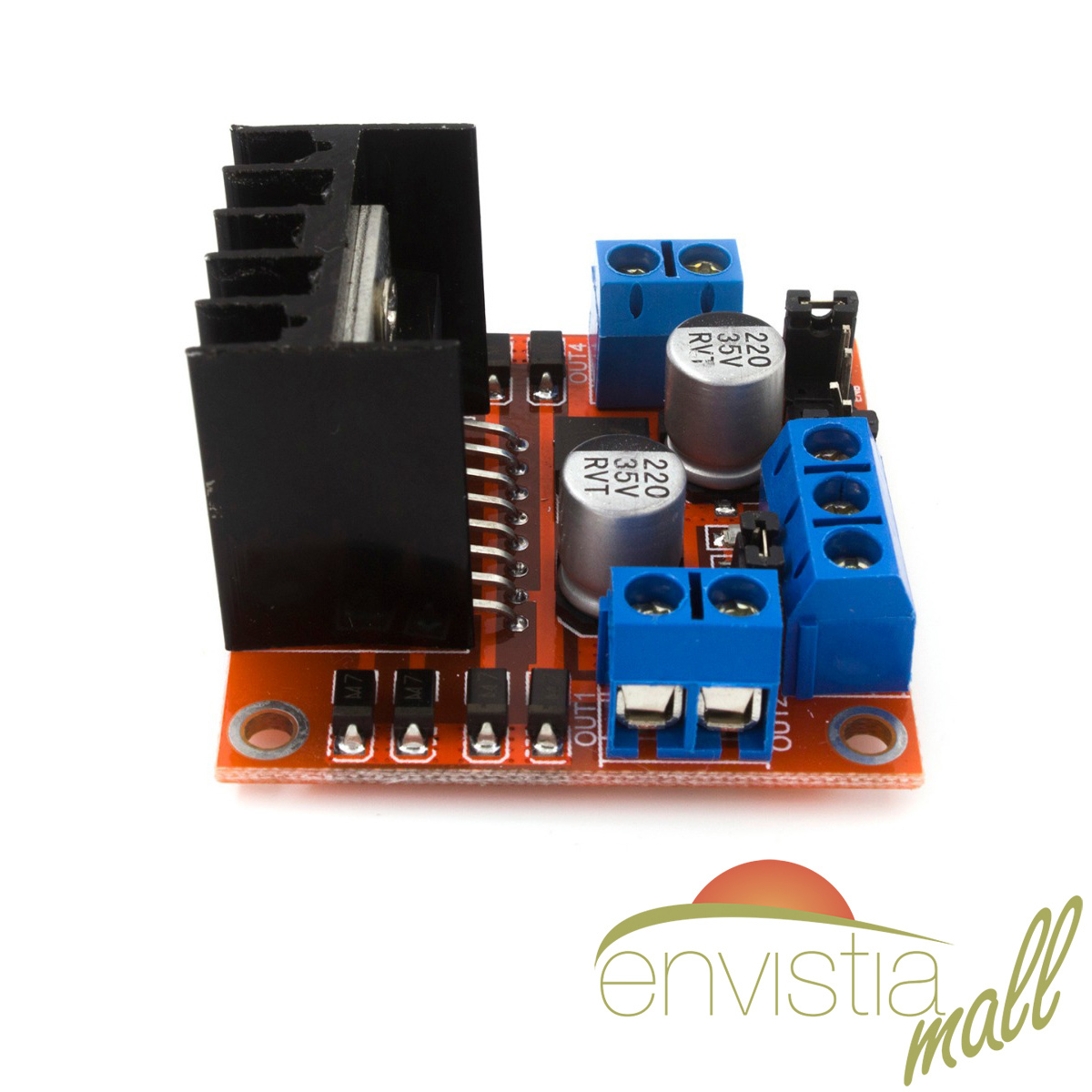 5Pcs Dual H Bridge L298N PWM Stepper Motor Drive Controller Board Module