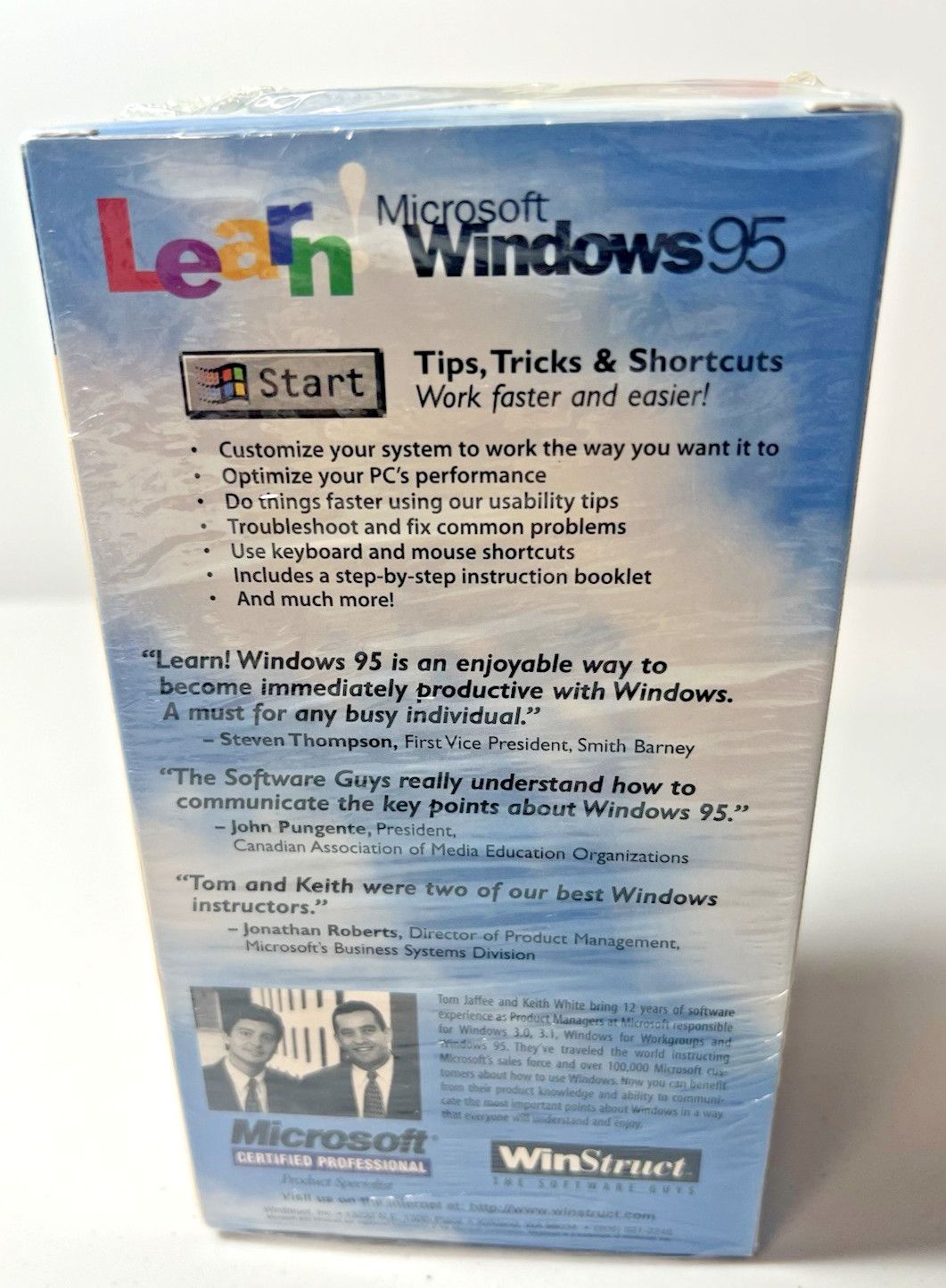 Microsoft Learn Windows 95 New Sealed 3-Pack Certified Professional VHS