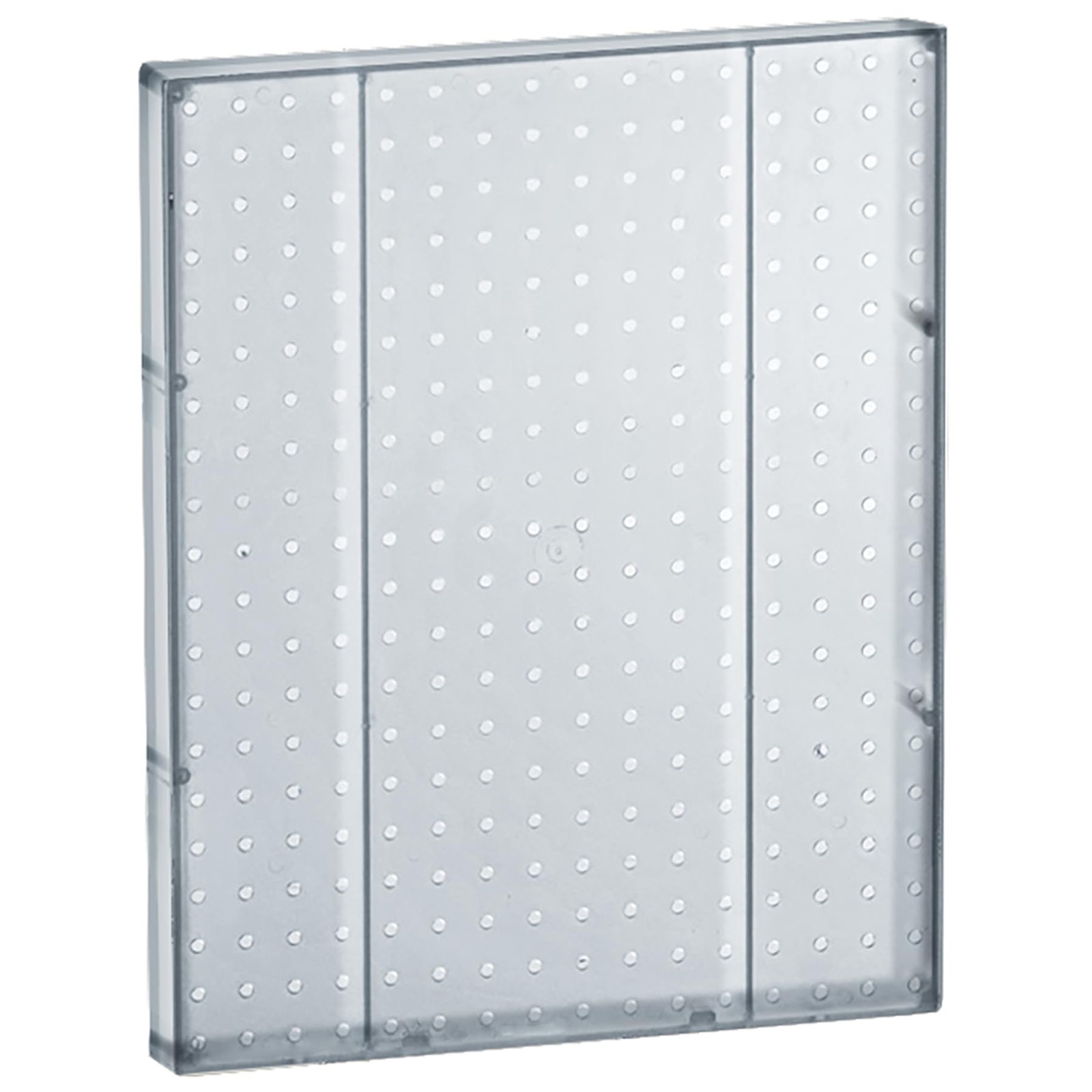 2 PCS 771620CLR Pegboard 1Sided Wall Panel Clear Translucent Organizer