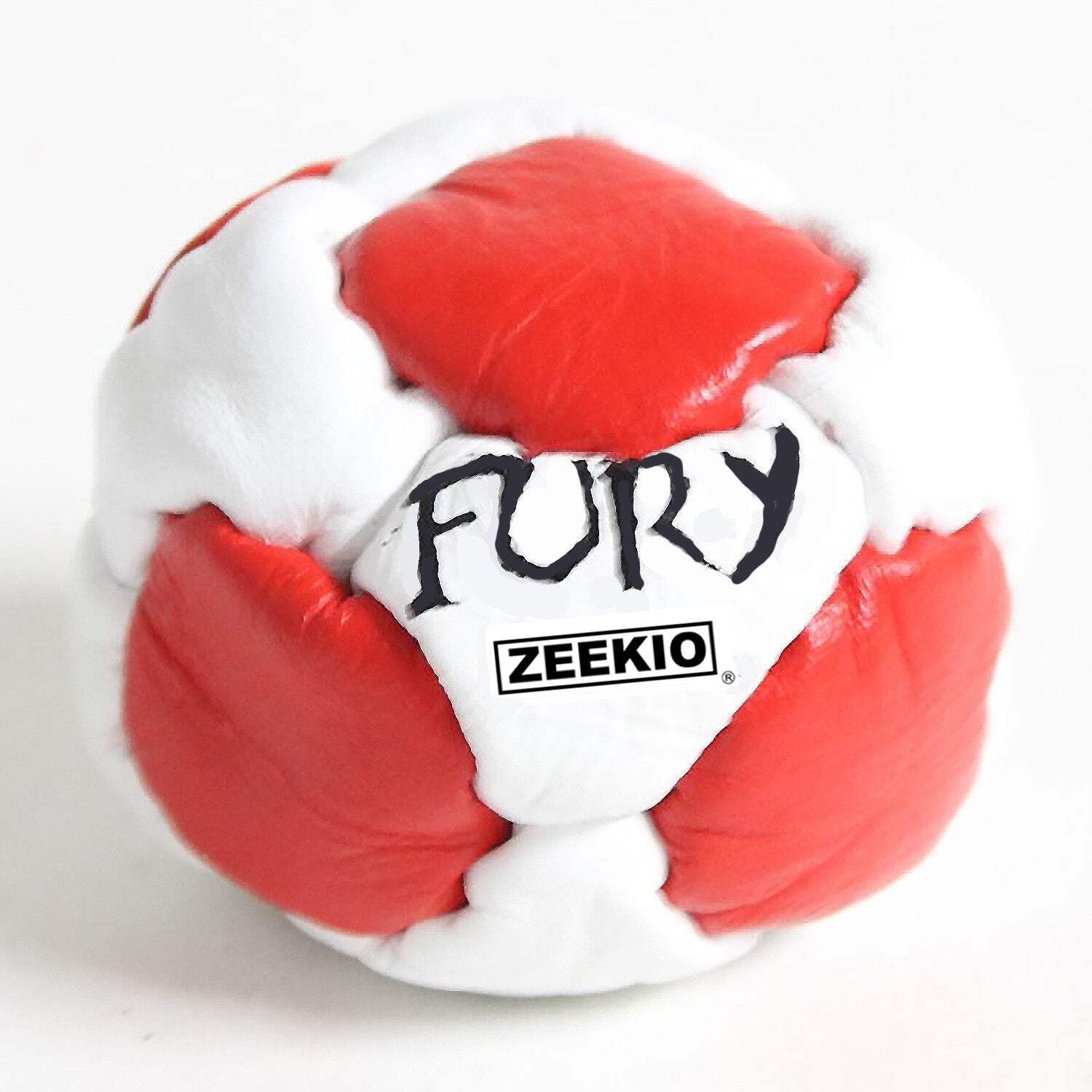The Fury Footbag - Genuine Leather - 14 Panel Hand Stitched - Sand filled Hacky