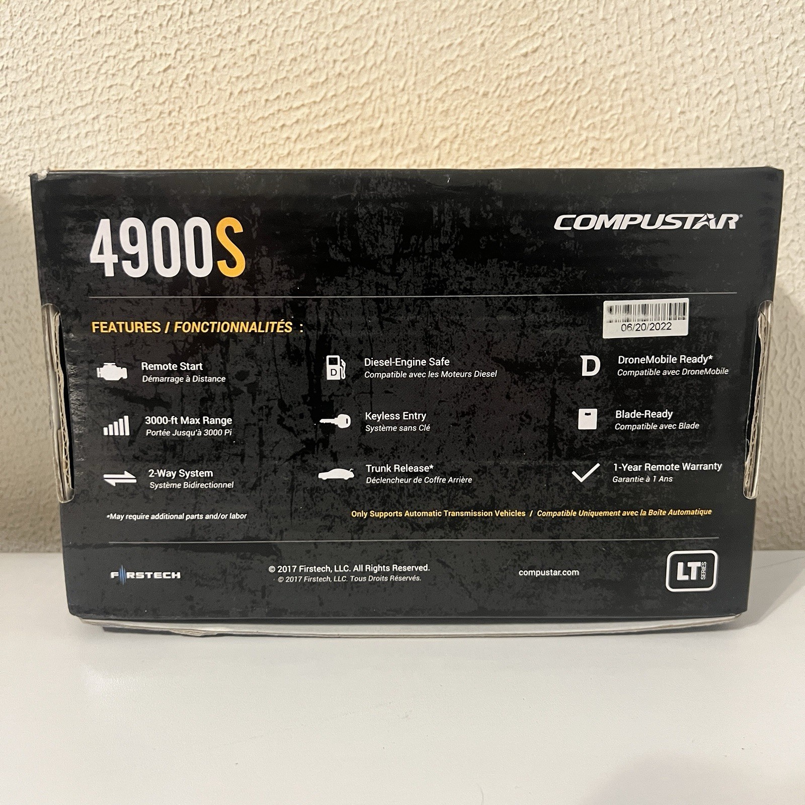 Compustar CS4900-S 4-Button 2-Way 3000' Remote Start System 4900S