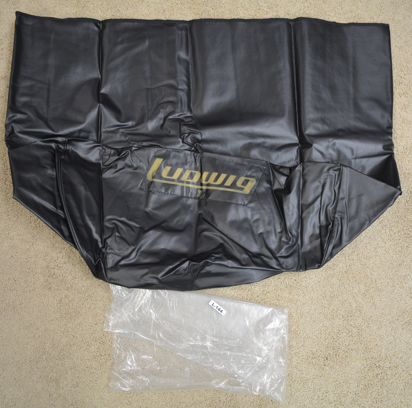 LIGHTLY USED LUDWIG L144 FULL DROP 20" LIGHT VINYL TIMPANI DUST COVER