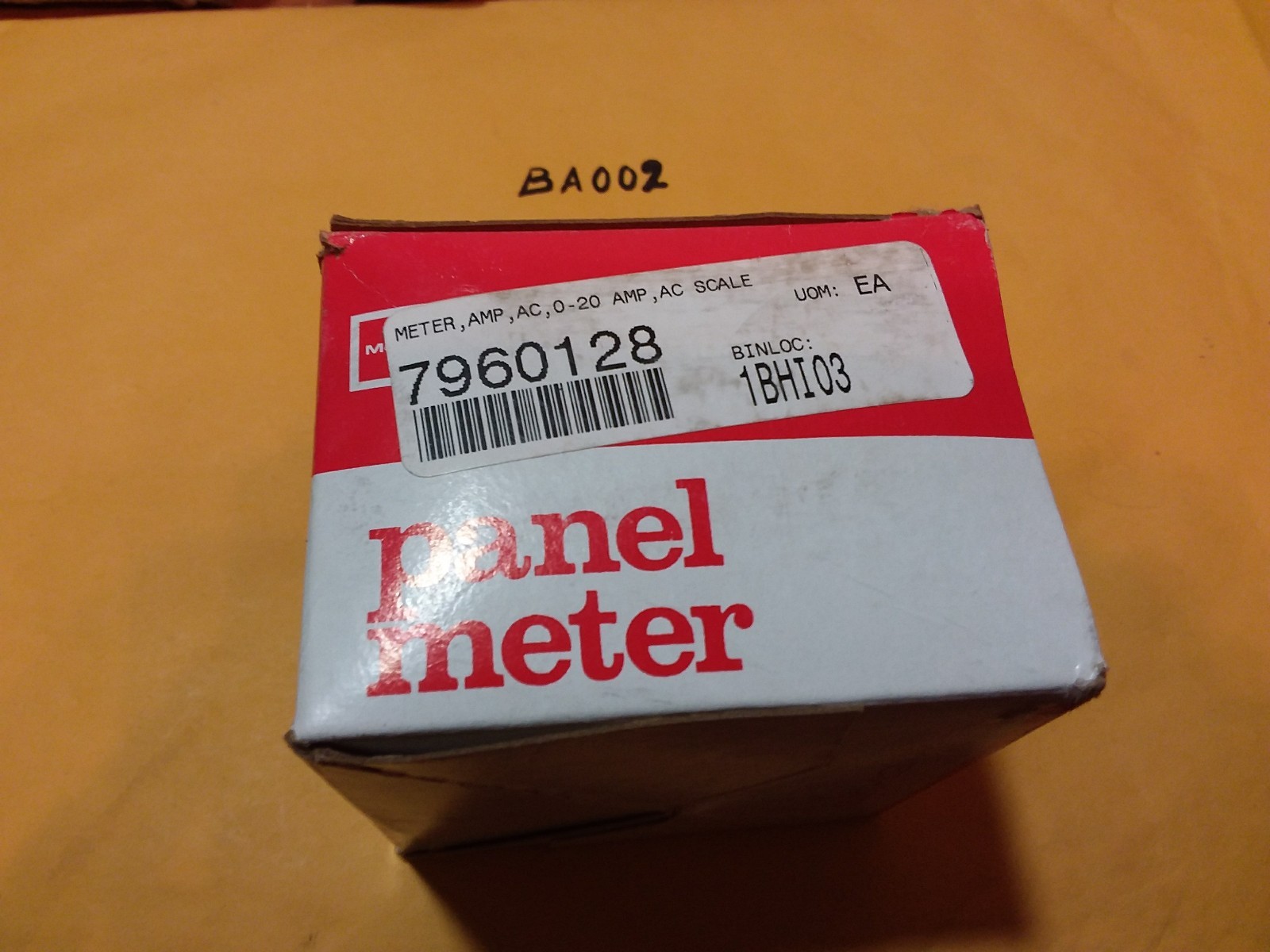 MODUTEC PANEL METER 42-AAA-020-X A.C. AMPERES 0-20 AC