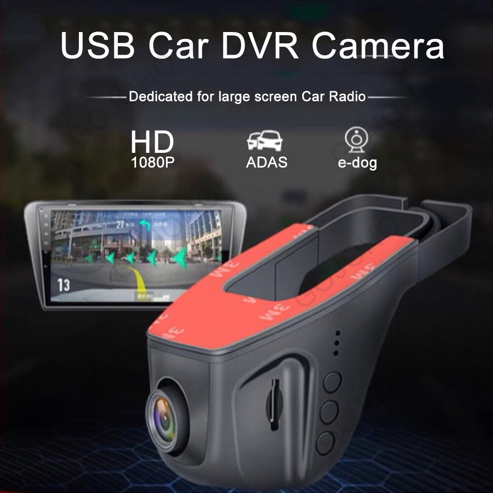 Car DVR Camera Dash Cam Video Recorder Night Vision 1080P For Android Player