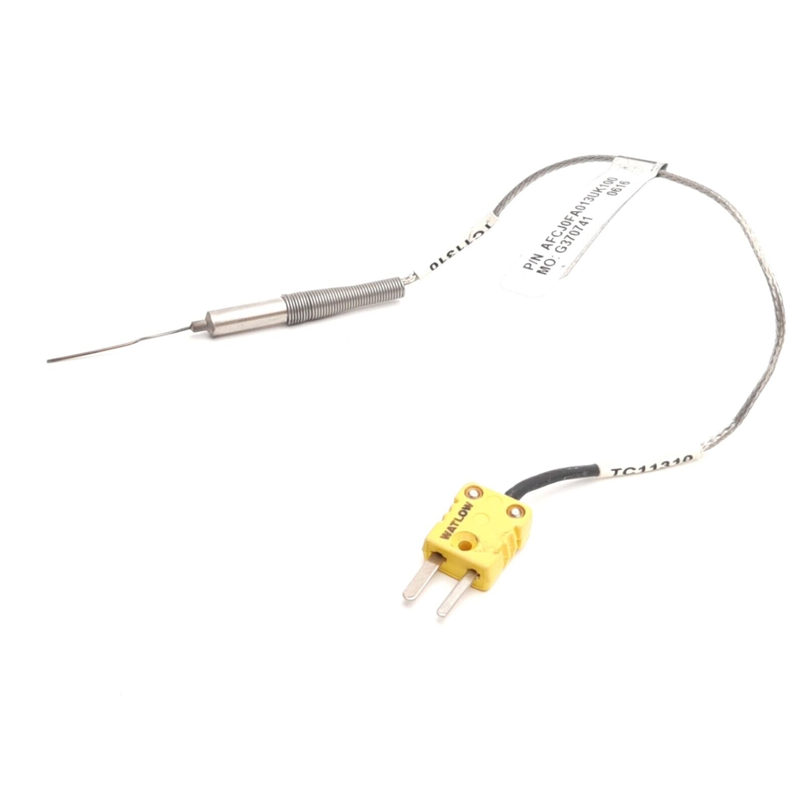 Watlow AFCJ0FA013UK100 Thermocouple ø0.032" x 1.35" Sheath, Type K, 12" Length