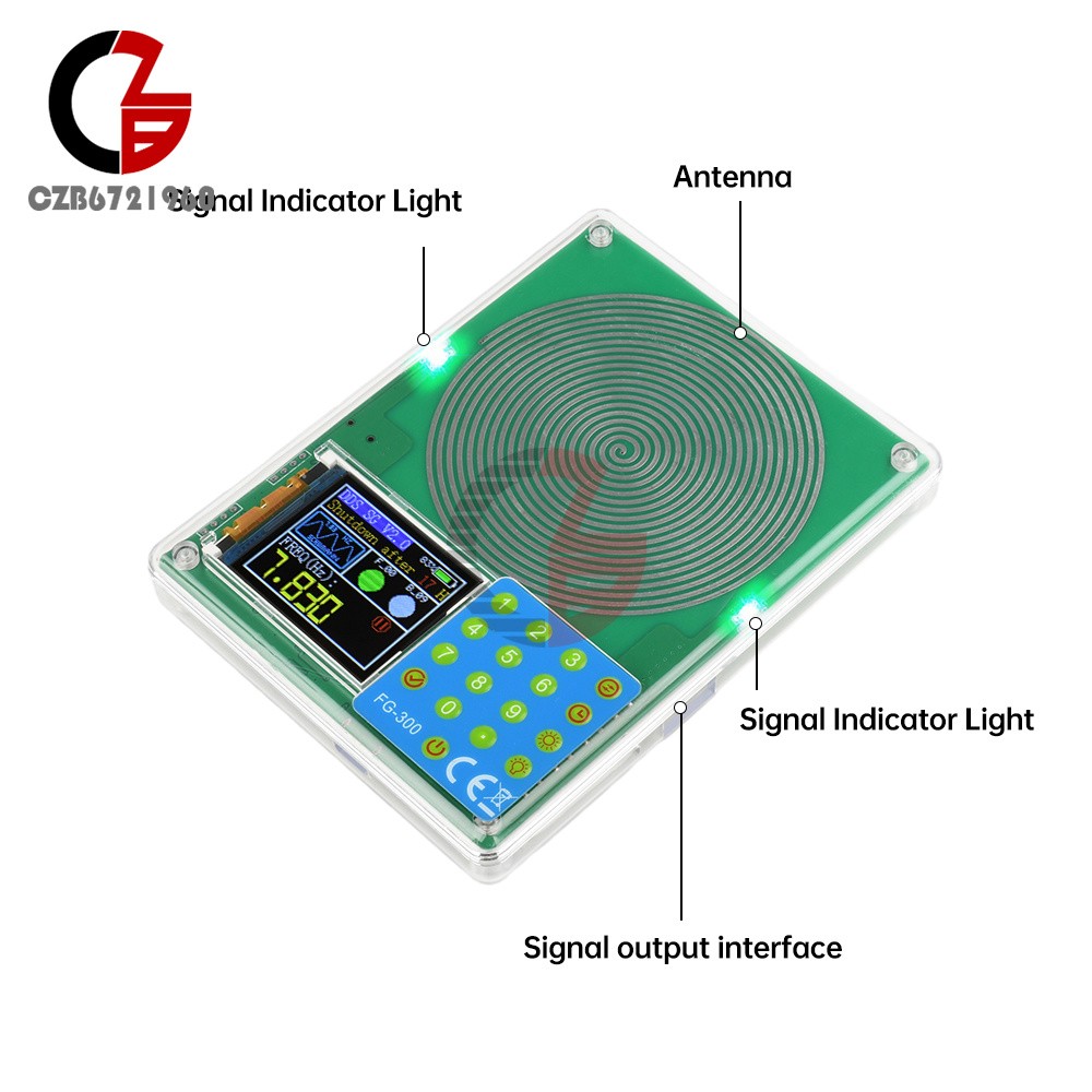 2x Digital Schumann Wave Generator Multiple Waveform Frequency Adjustable 200KHz
