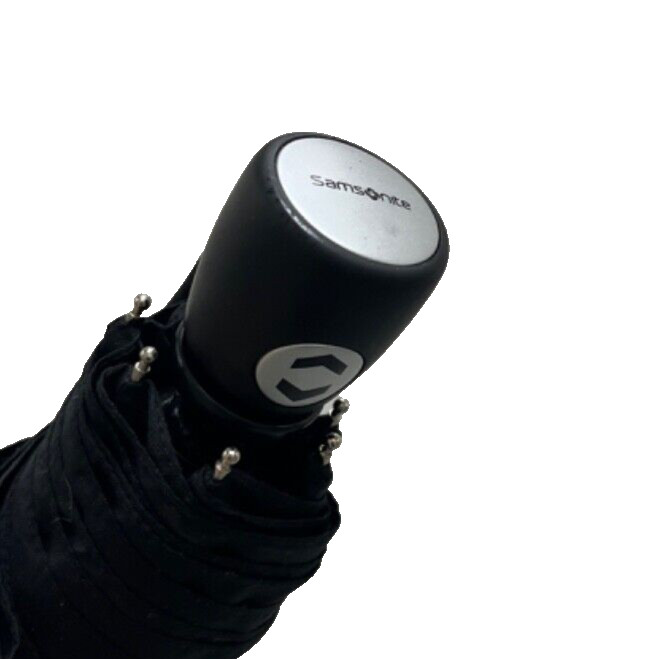 Samsonite Compact Auto Open Auto Close Umbrella - Black