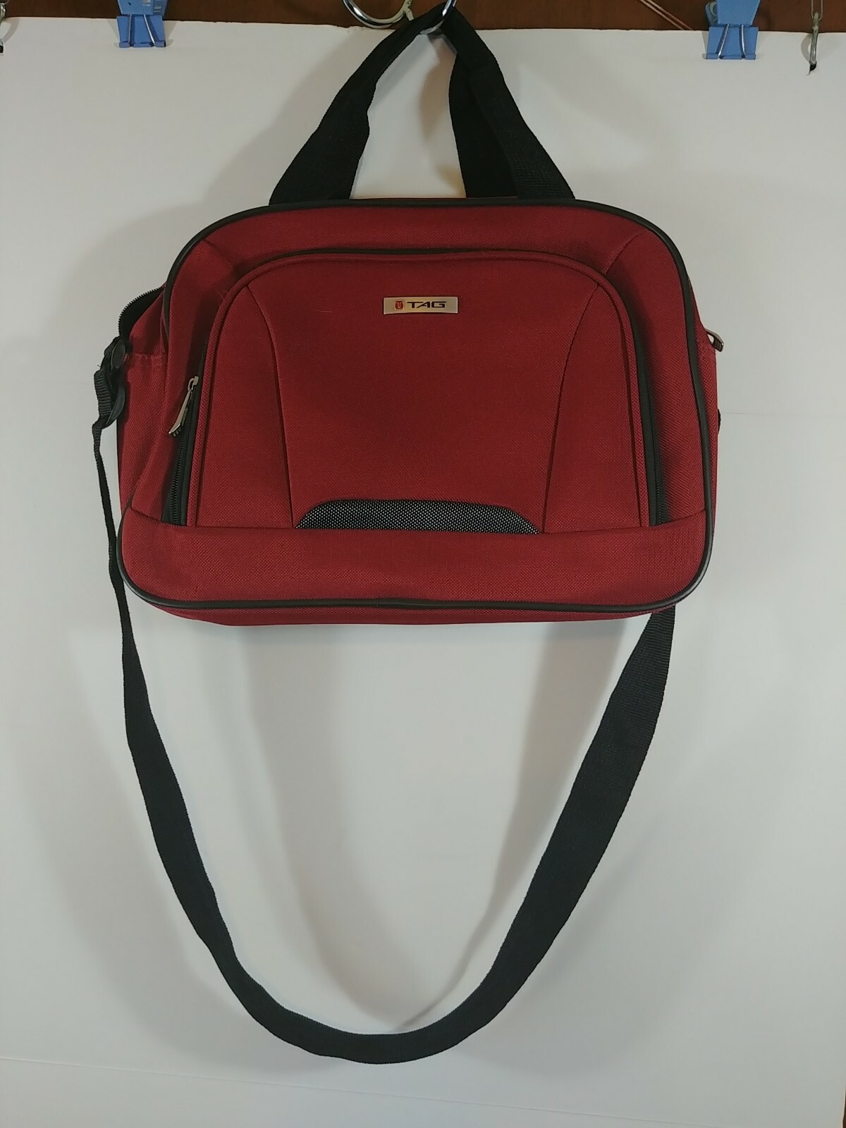 Tag Computer Laptop Bag, Shoulder Strap & Hand Strap, 14" x 4", Outside Pocket