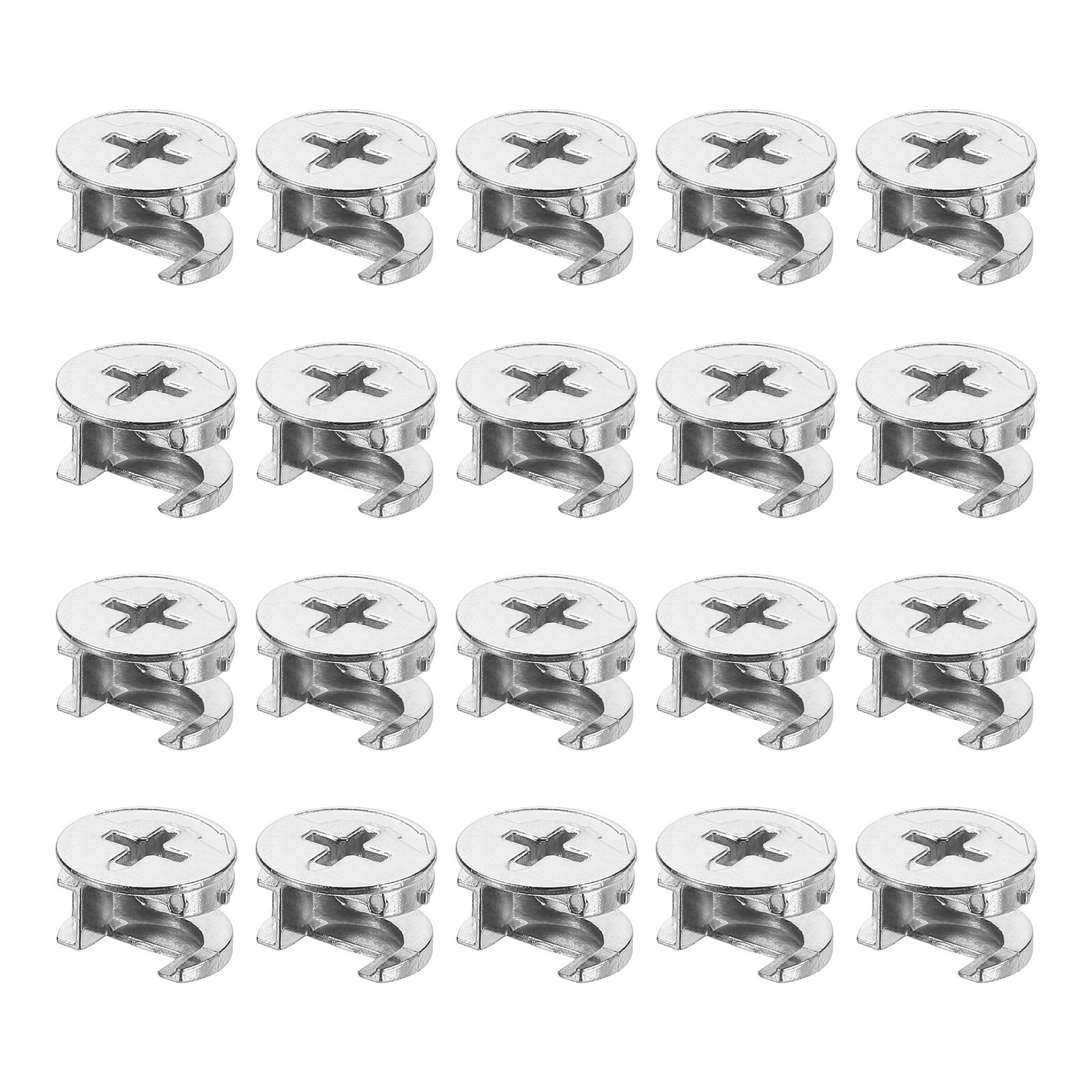 Cam Lock Nut for Furniture, 20pcs 15x9.5mm Joint Connector Locking Nuts
