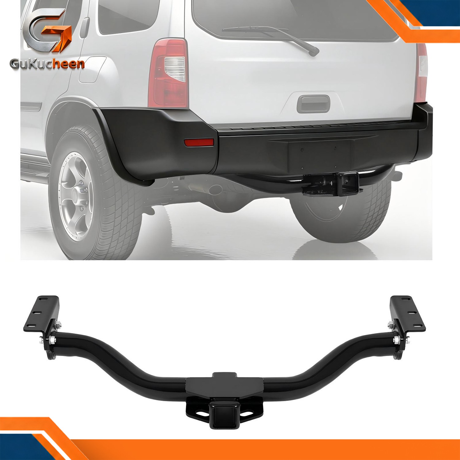 Class 3 For Nissan Xterra 2000-2004 Rear Bumper Trailer Hitch 2" Receiver