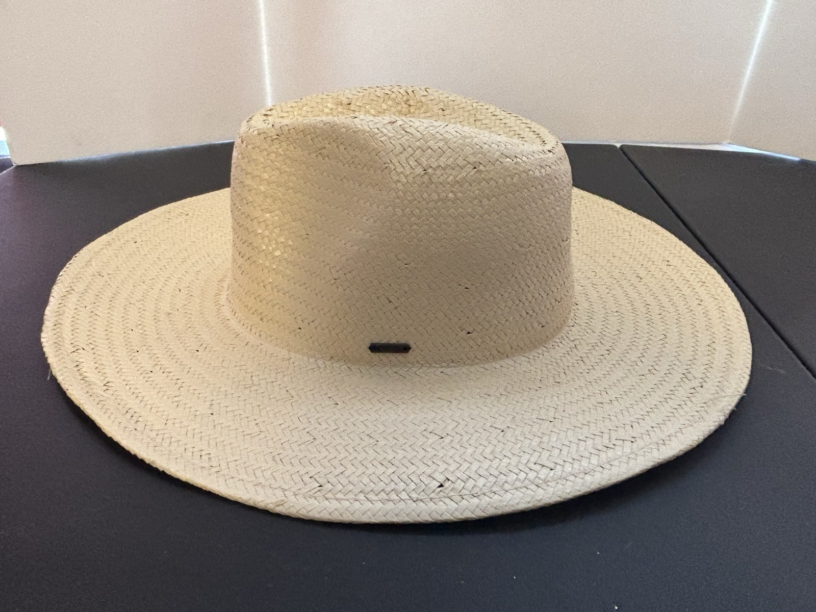 BRIXTON Women’s Natural Jute/Straw Seaside Sun Derby Cowboy Hat Wide Brim