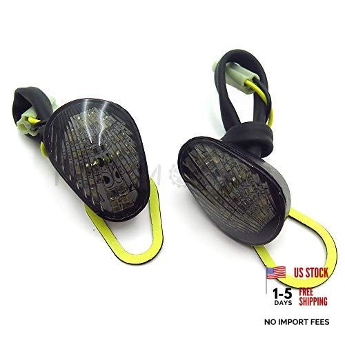 MT224-007-SK Smoke Euro LED Flush Mount Turn Signal Compatible Smoke LED Light