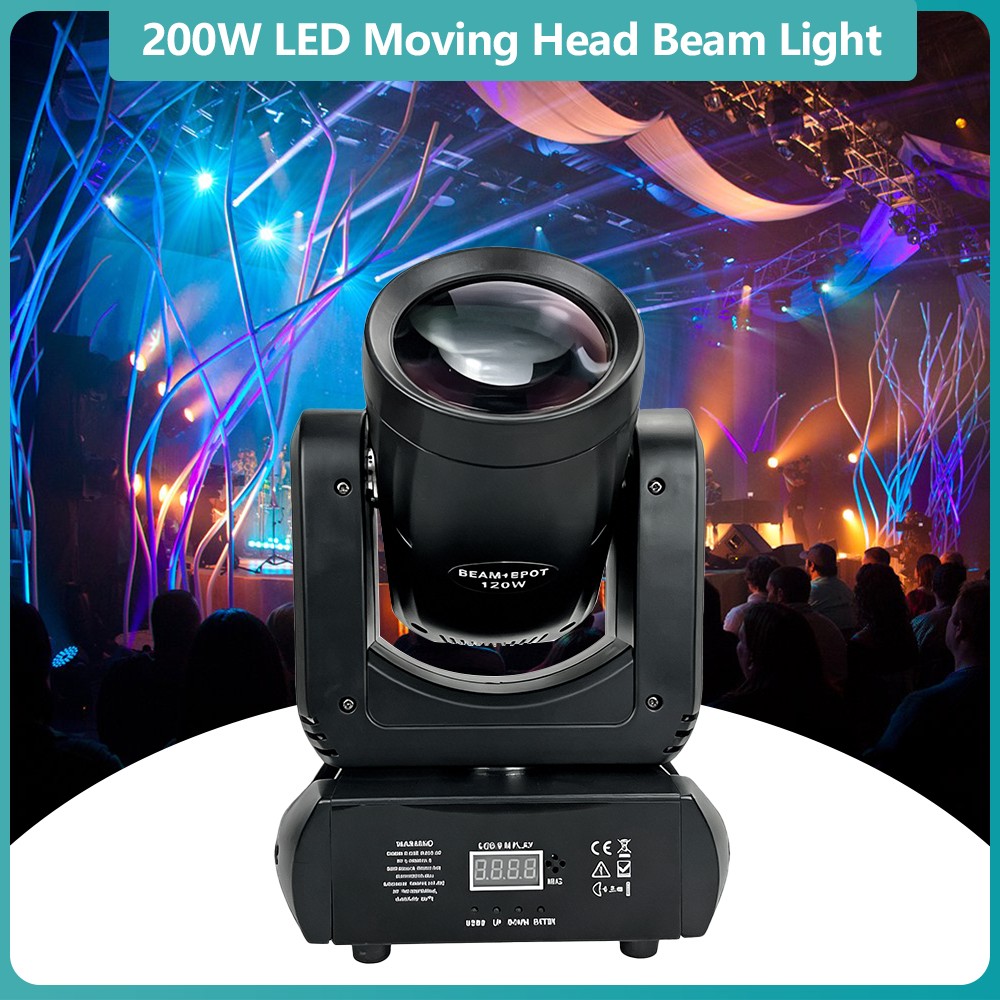 LED 200W Beam DMX512 Moving Head Light for Bar Show Live Stage