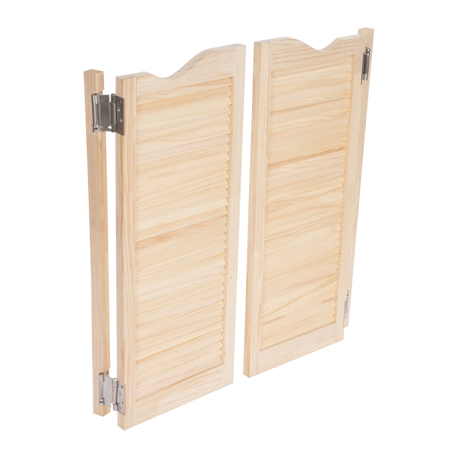 Wall-Mounted Double Half Door Double-hinged Café Door With Hinges 91cm/35.83in