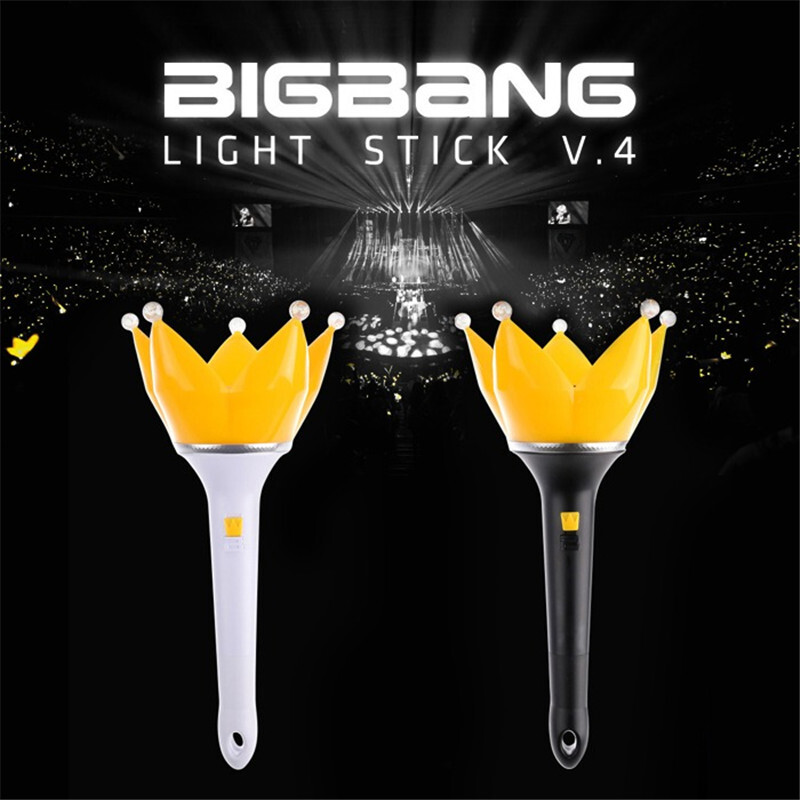 BIGBANG TOP & G-DRAGON Light Stick V.4 Concert Fan Support Glow Crown Hand Lamp