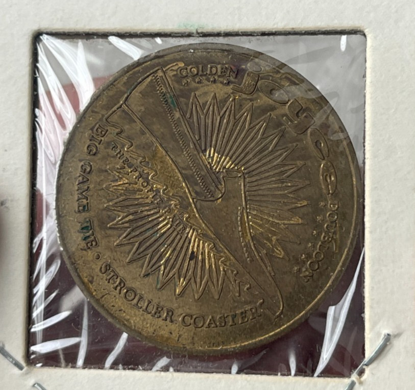 Joyce Golden Doubloon Shoes Token KH L2