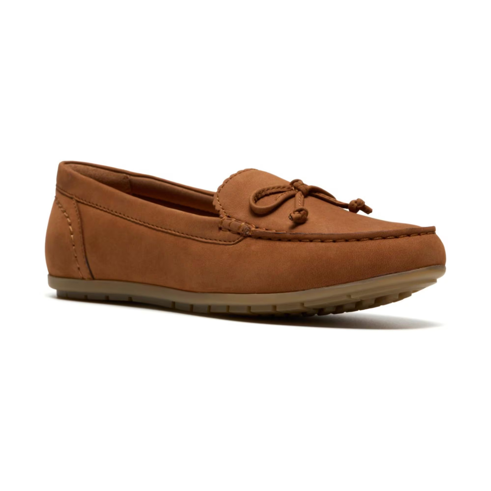 Women's Clarks Elliotte Sail Slip-On Flats Tan Nubuck