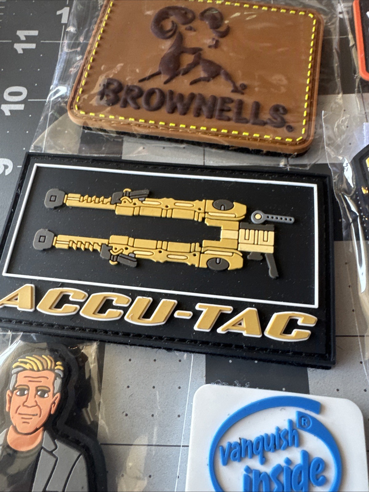 2026 Shot Show Patch Lot Tactical Patch Mossberg,brownells,IWI,run Draco & More