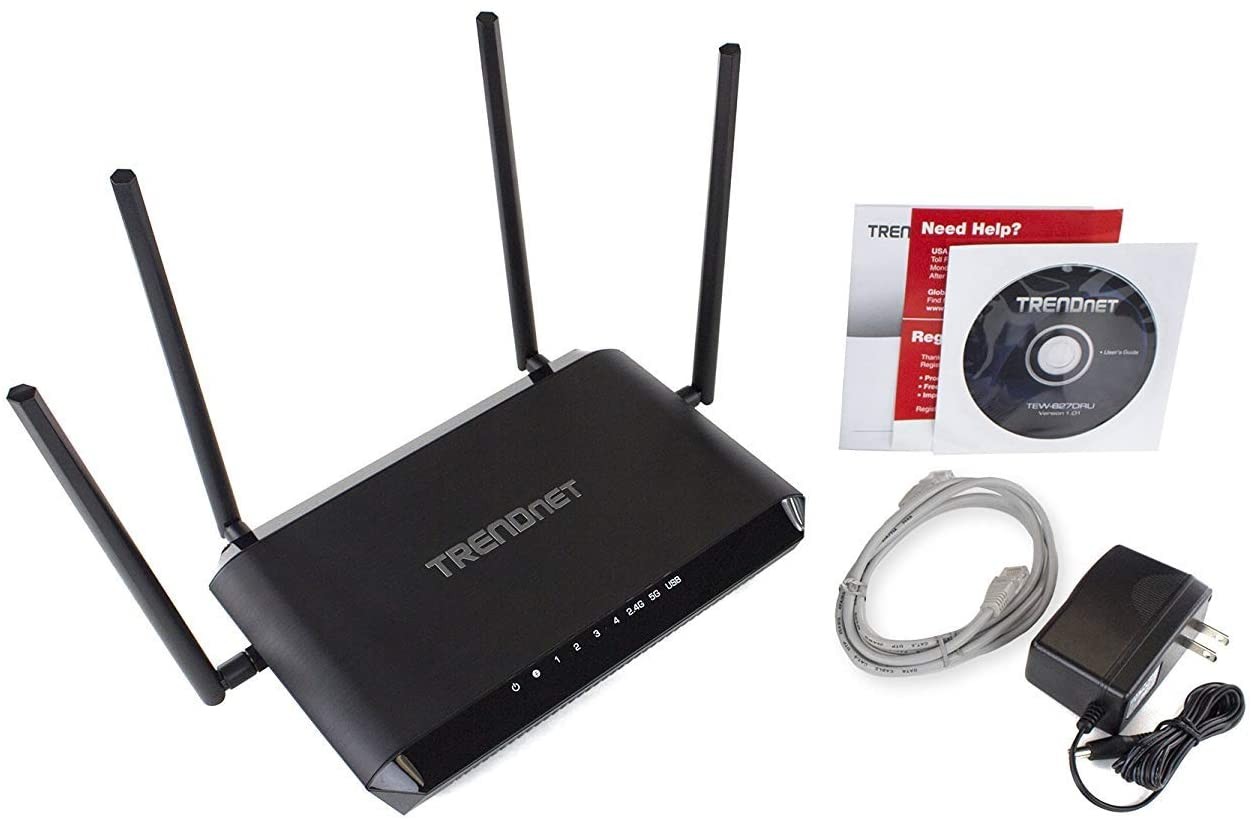 TRENDnet TEW-827DRU AC2600 MU-MIMO Wireless Gigabit Router