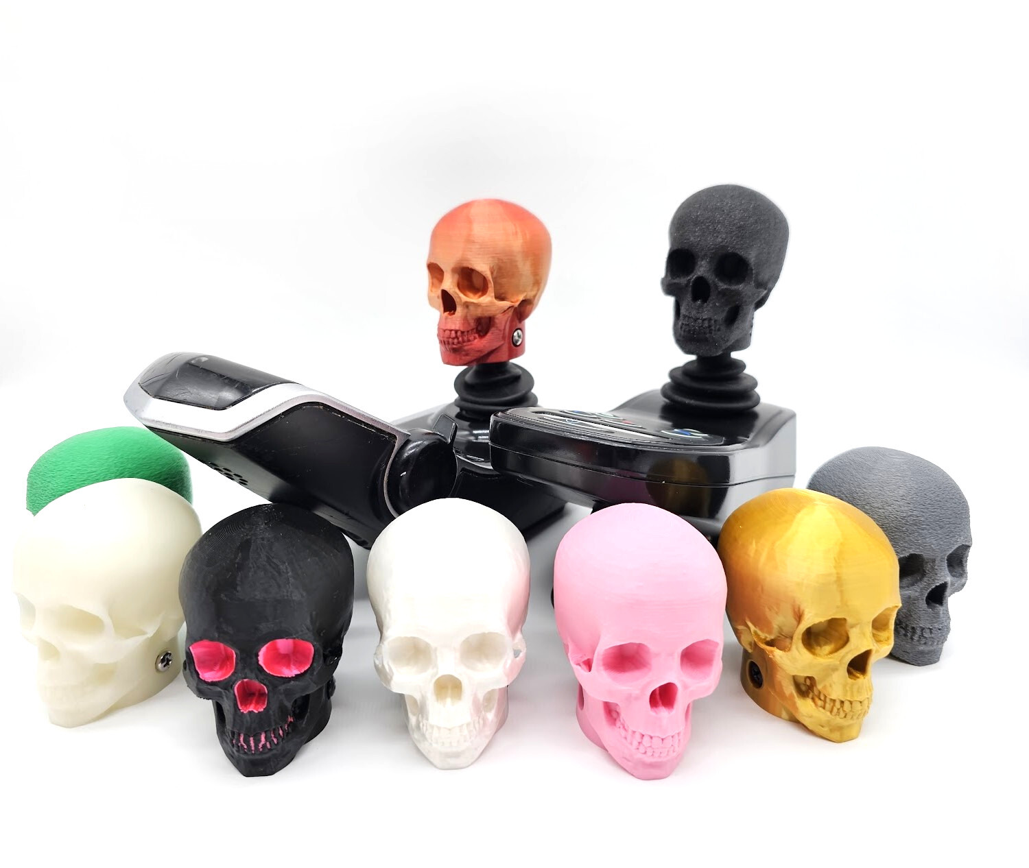 Power Wheelchair Accessory Replacement Upgrade Skull Joystick Knob