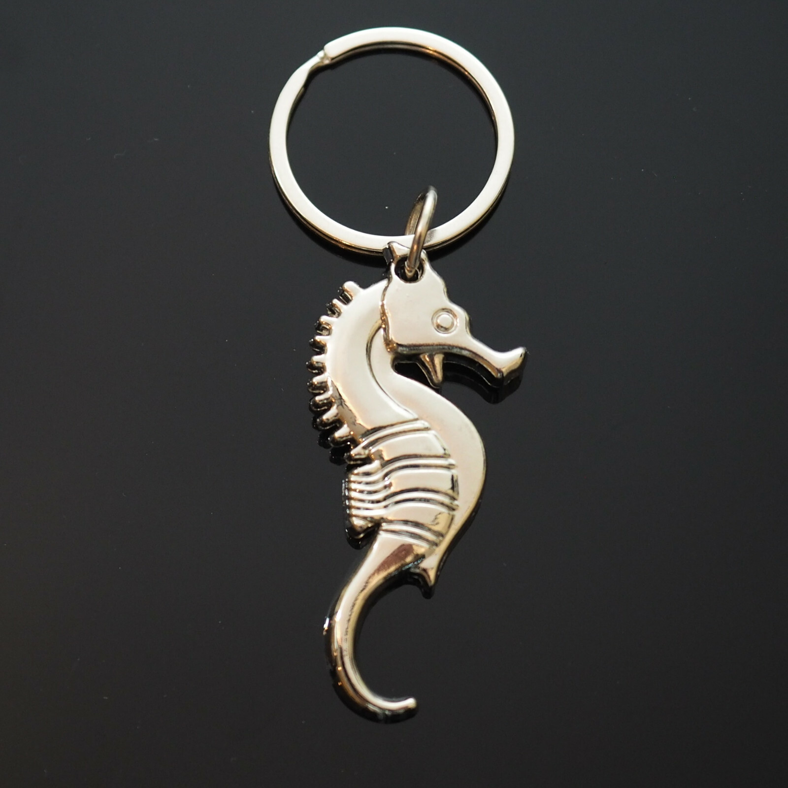 Seahorse Keychain Bottle Opener Sea Horse - Great for Key Ring - Key Fob