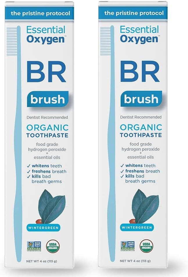 BR Organic Low Abras Tootaste Wintergreen