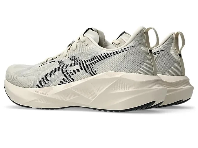 New ASICS NOVABLAST 5 "STANDARD" 1011B974 250 Oatmeal/Black Men Running Shoes