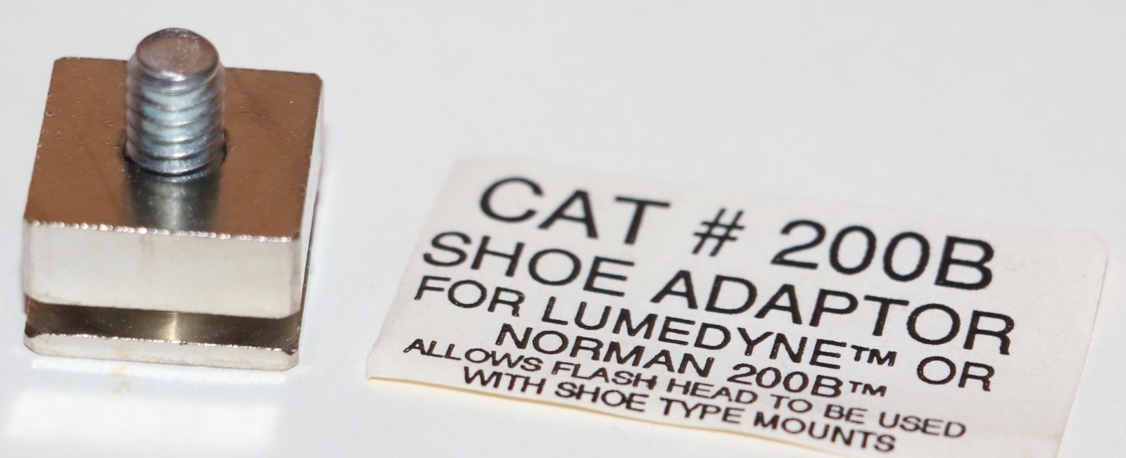 Norman Lumedyne & Norman 200B Mounting Shoe New Old Stock  Free USA Ship