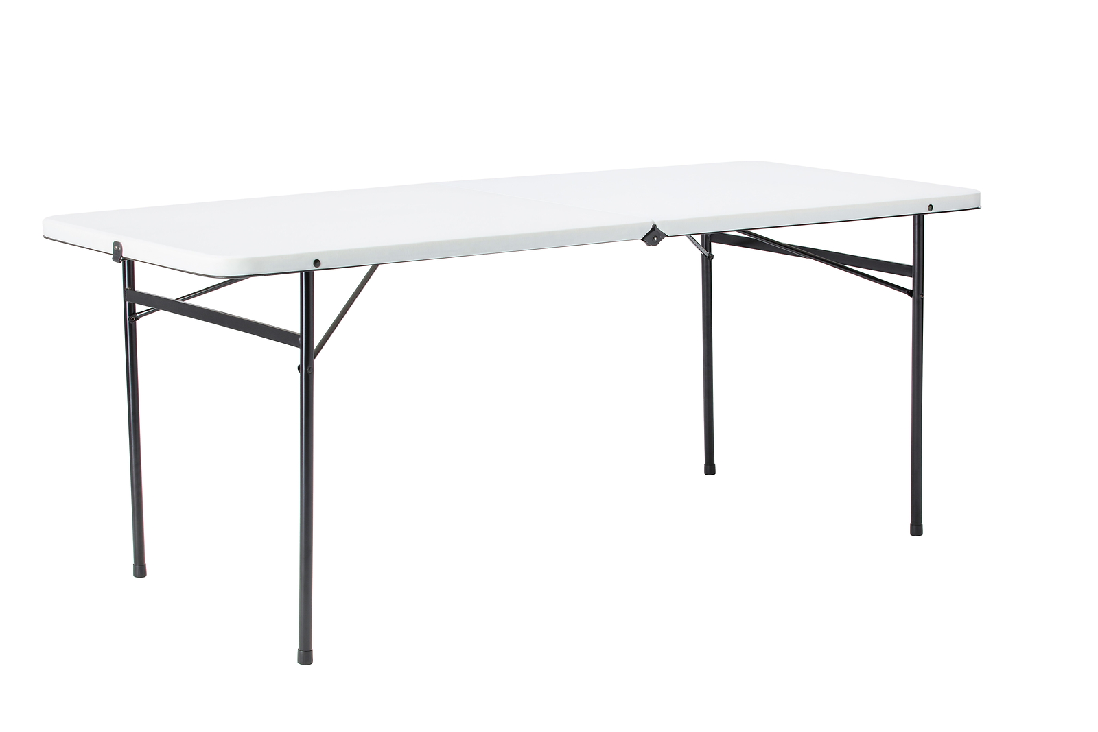 6 FOOT FOLDING TABLES 6 Foot Bi-Fold Plastic White/Black Available