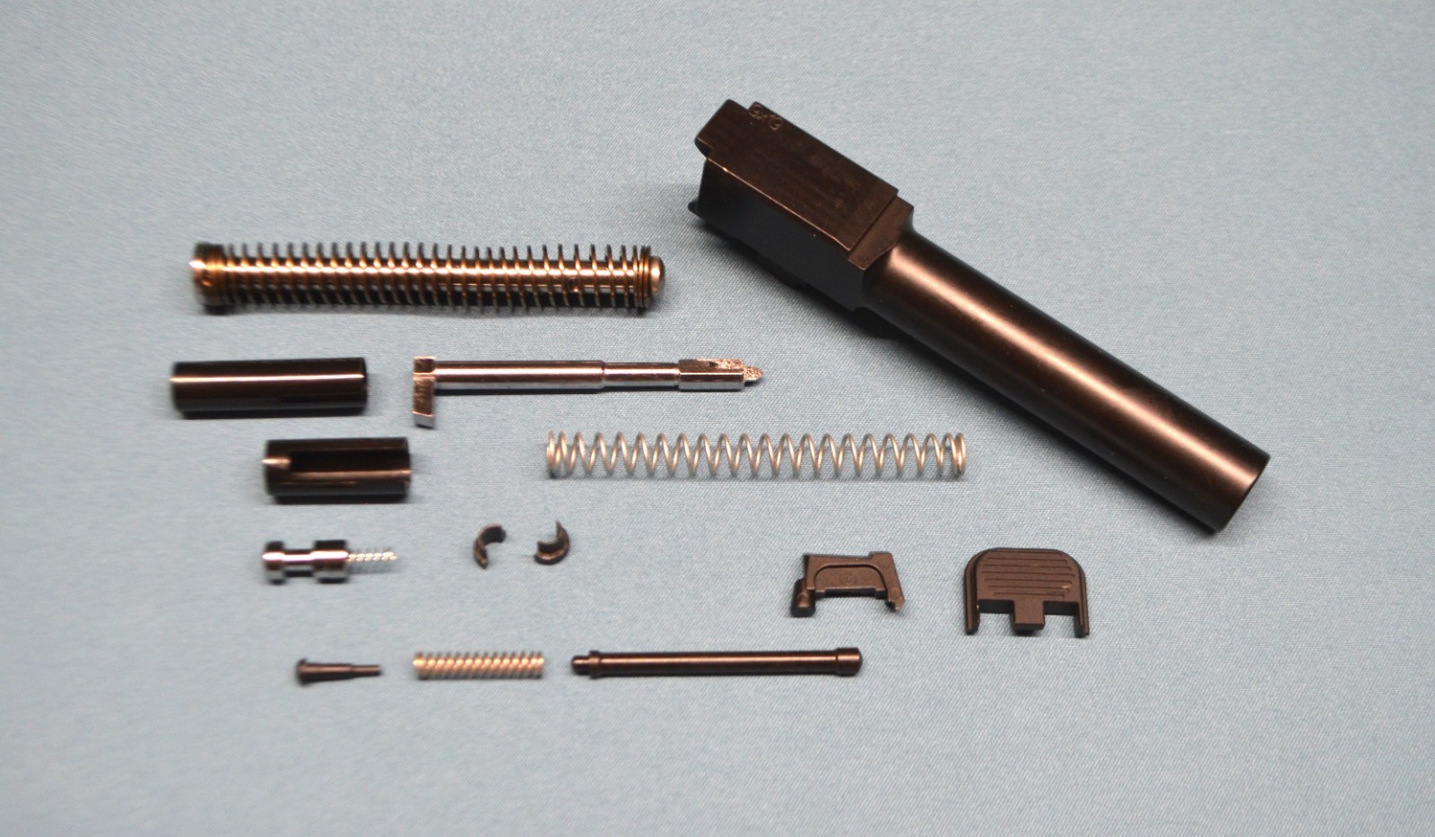FITS GL0CK 19 UP GRADE SLIDE PARTS KIT SS & 9mm BARREL G 19 G19 GEN 1-3 USA