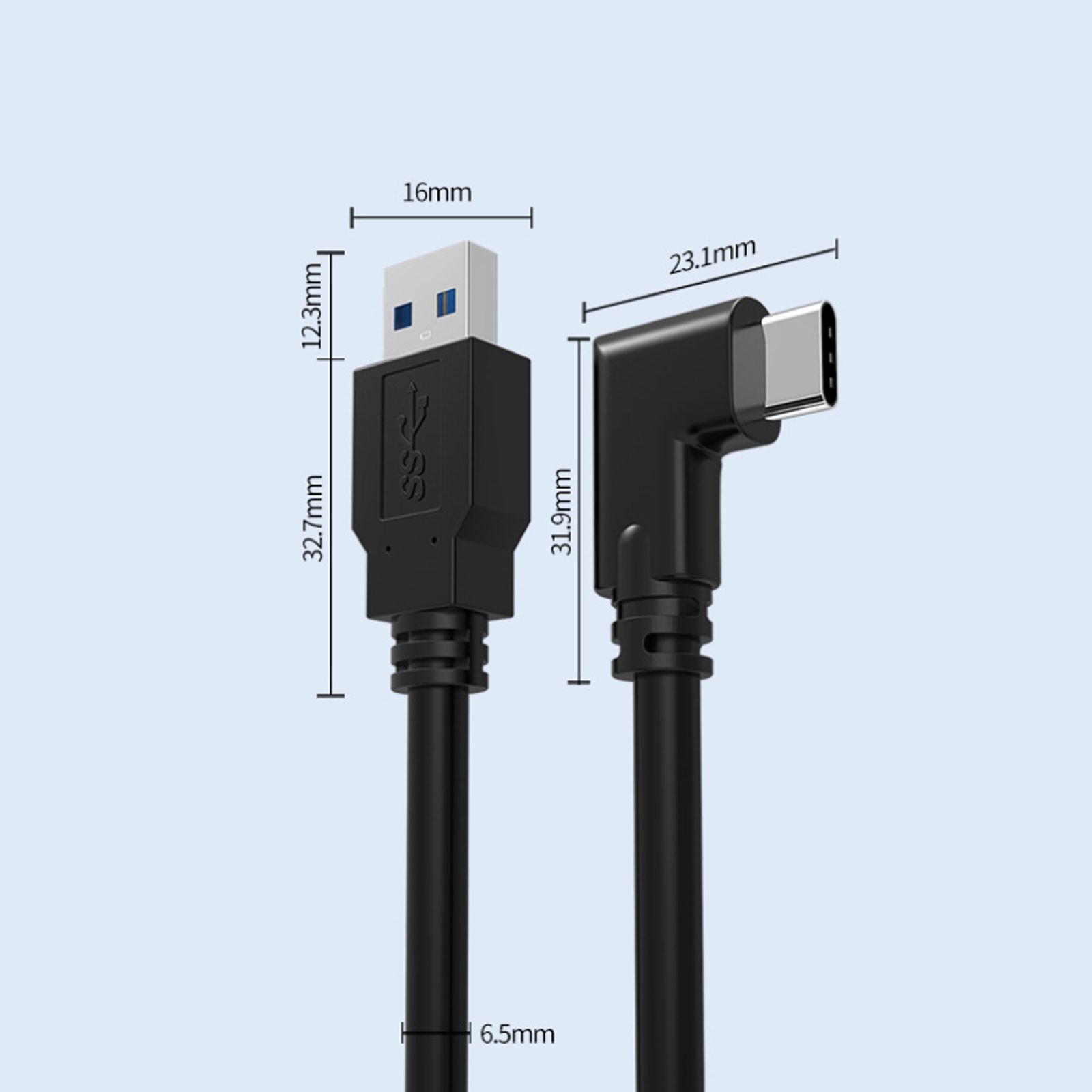 16ft or 10ft Link Cable for Oculus Quest 2/3 Type C-C PC Gaming & Charging Coks