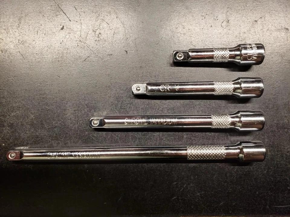 4pcs 1/4" Socket Extension Set, Drive Socket Quarter Inch Wrench Ratchet Ex