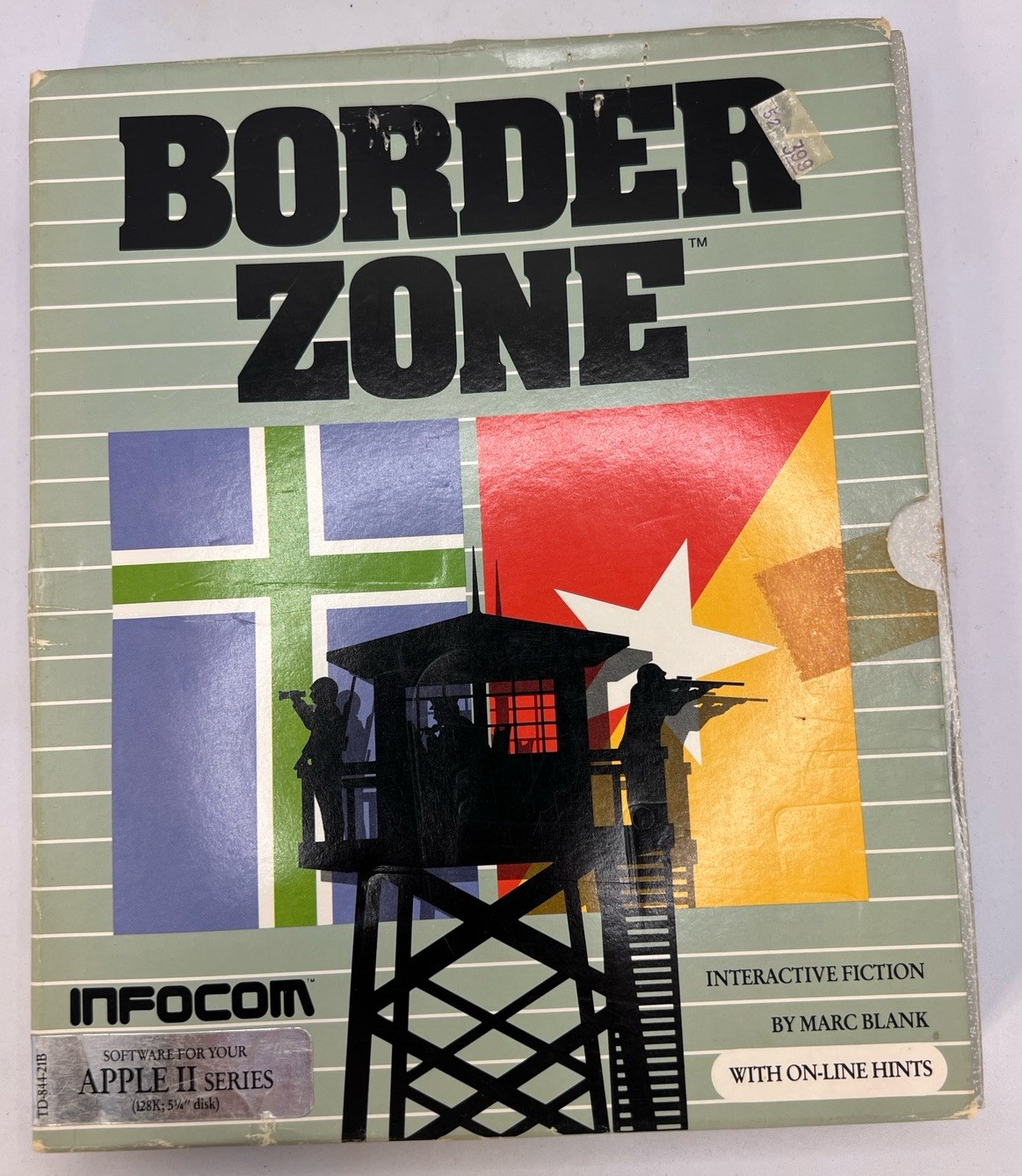 Vintage Border Zone Infocom Apple II Complete Box Set Big Box Untested