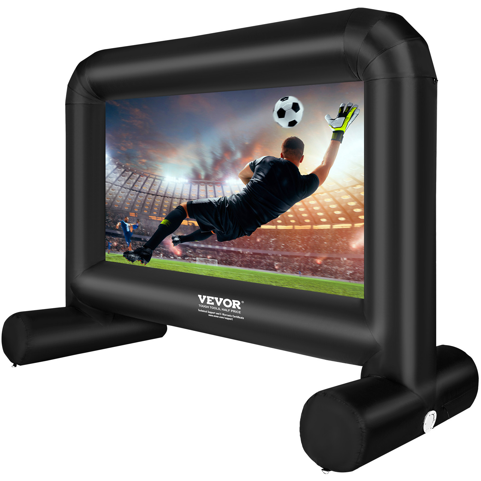 VEVOR Inflatable Movie Screen 14 FT Inflatable Projector Screen with Blower