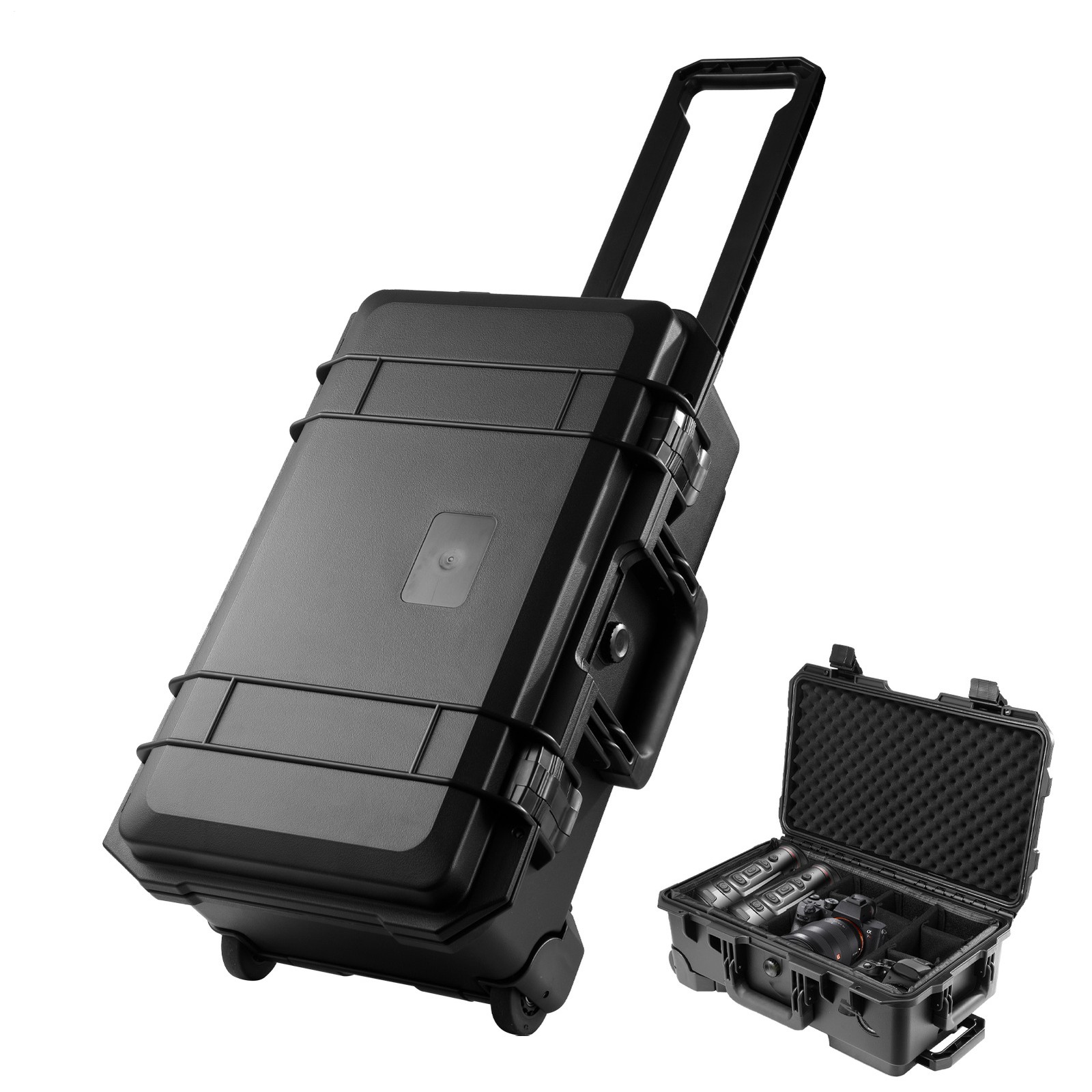 Camera Suitcase Luggage Case Toolbox Carrying Wheeled Suitcase Waterproof New