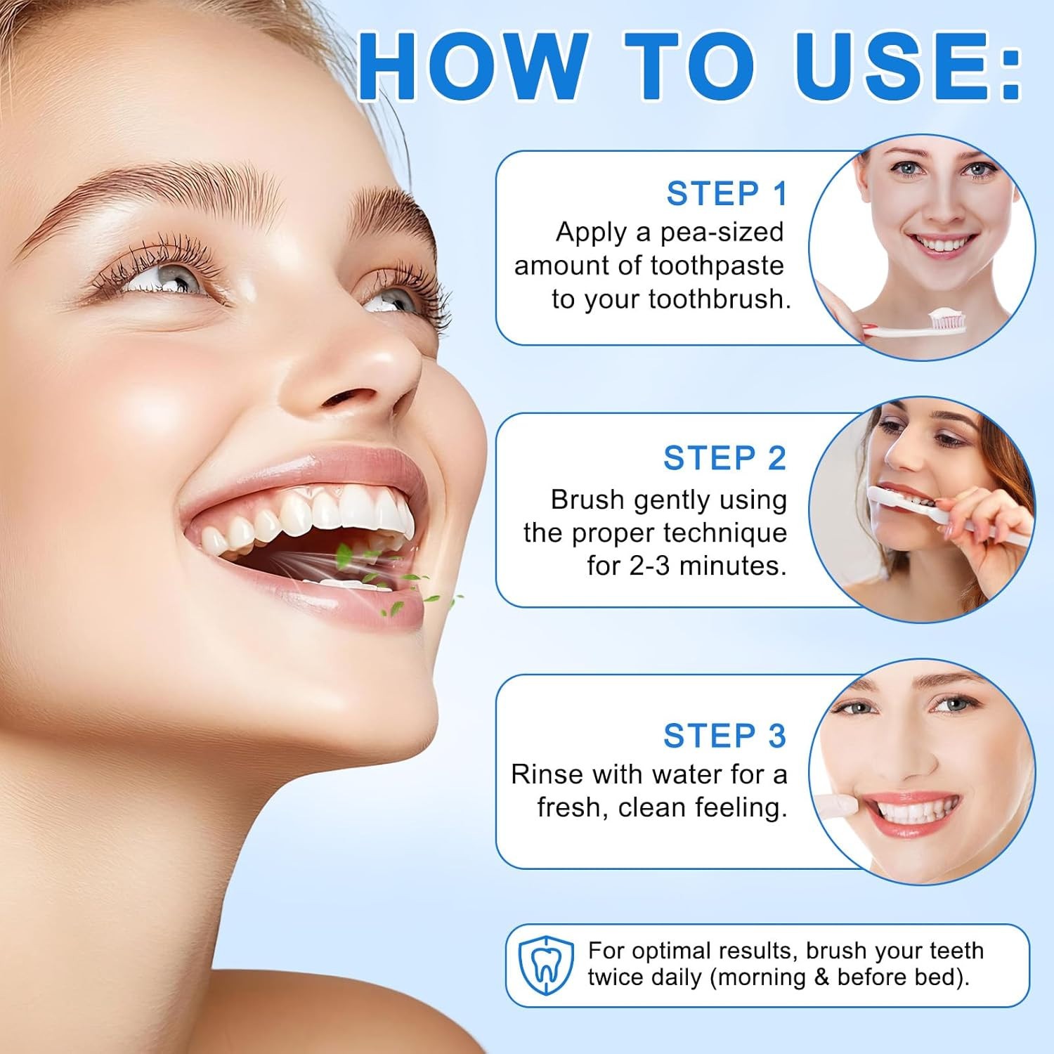 Hydroxyapatite Toothpaste 2 Pack Tooth Strengthening Free Ship