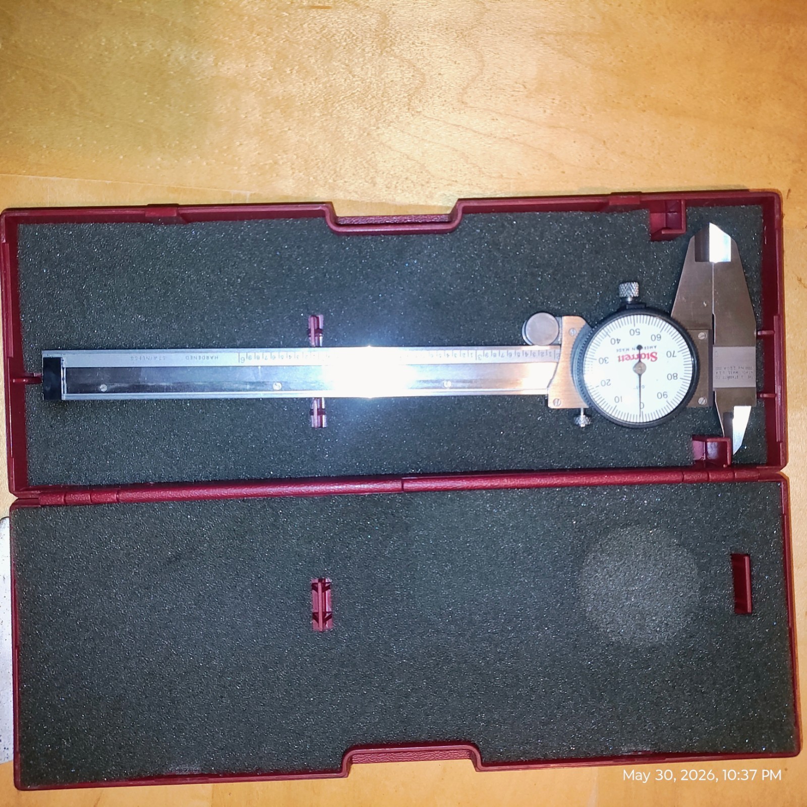 Starrett No. 120A-6” dial caliper stainless steel - Made in the U.S.A.