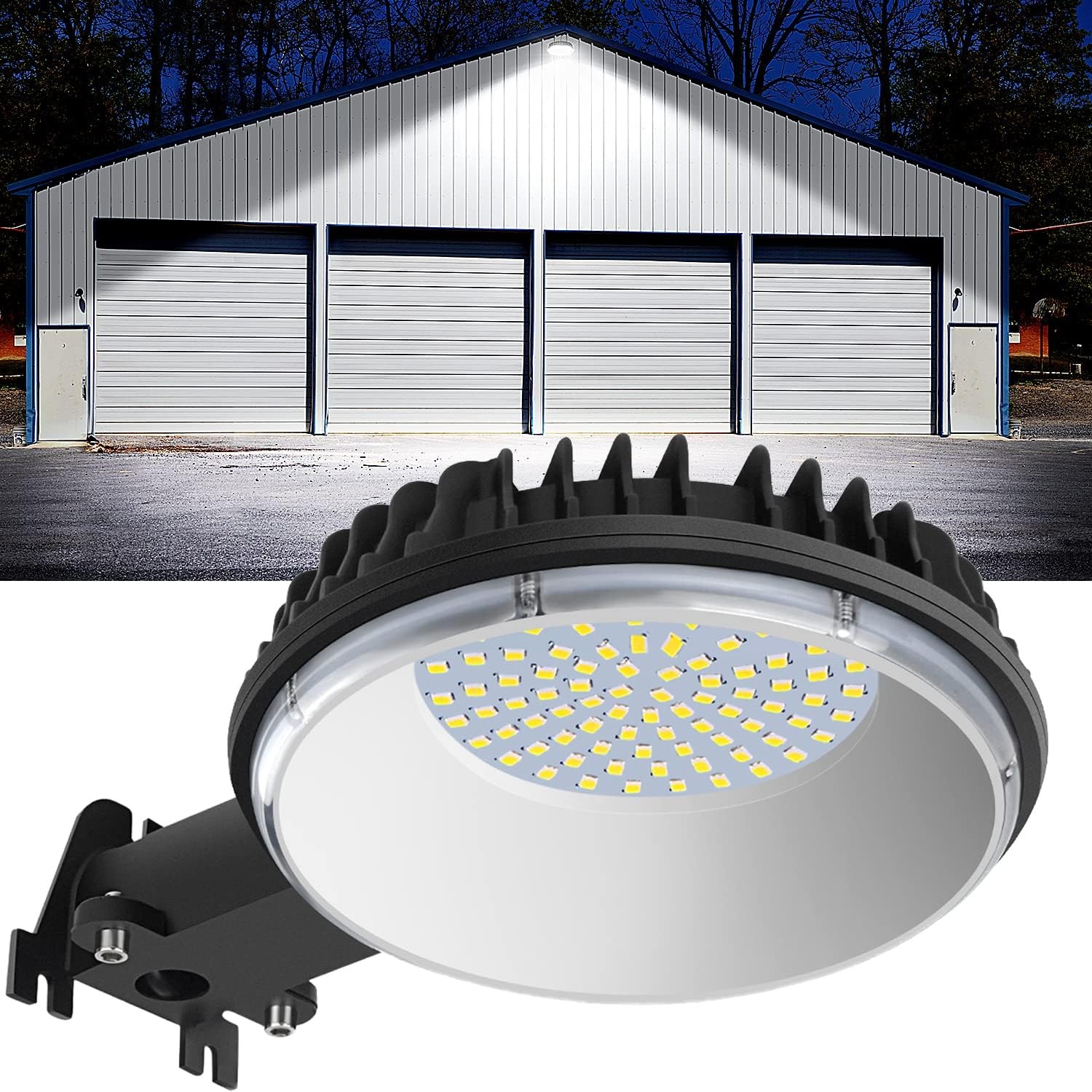 LED Barn Light, Dusk to Dawn Outdoor Lighting with 120W 15000LM 6500K Dayligh...