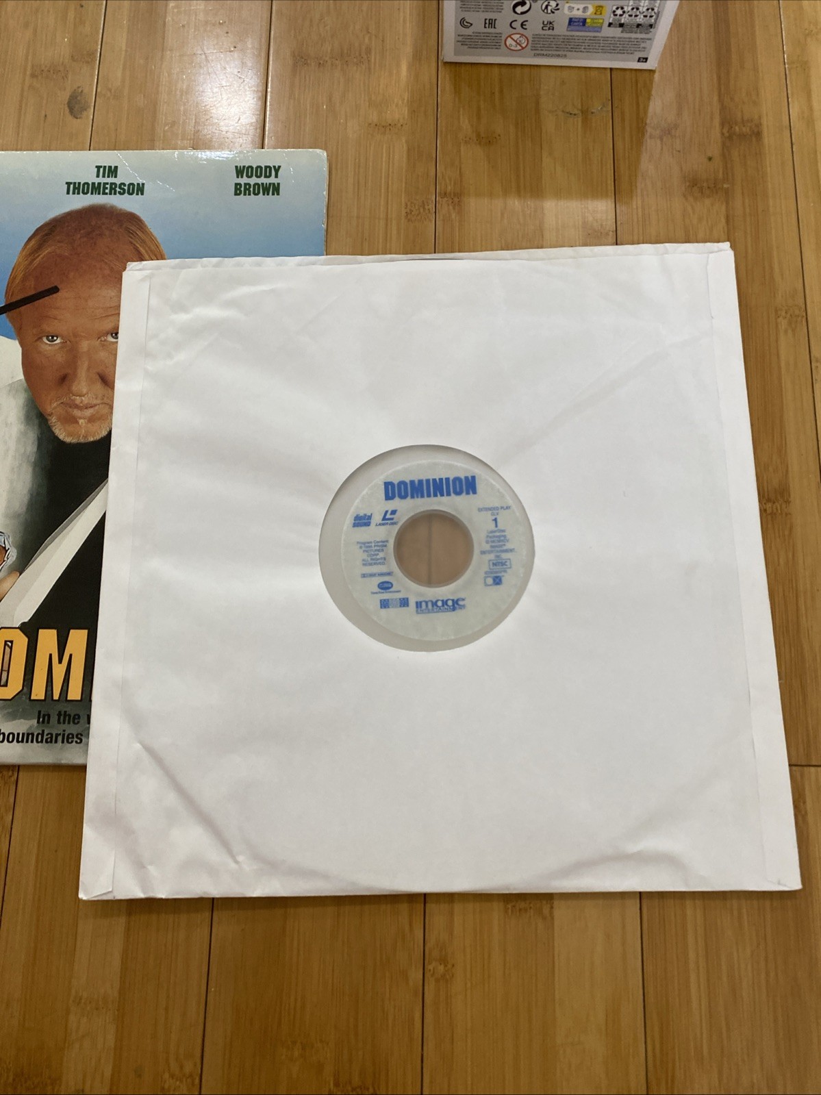 DOMINION Laserdisc LD - BRAD JOHNSON BRION JAMES