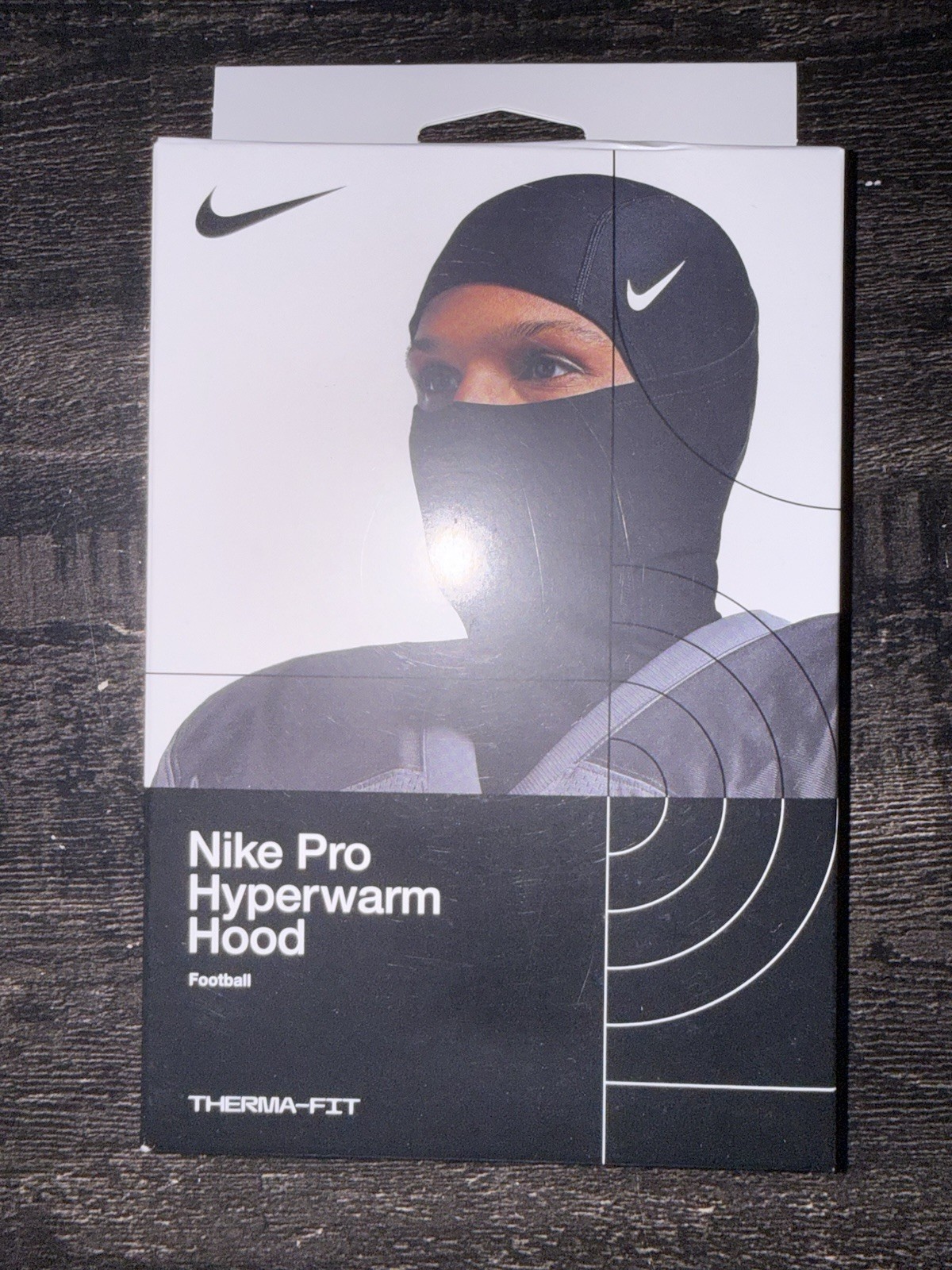 Nike Pro Hyperwarm Hood Balaclava Therma-FIT - Black - Adult OSFM - NIB