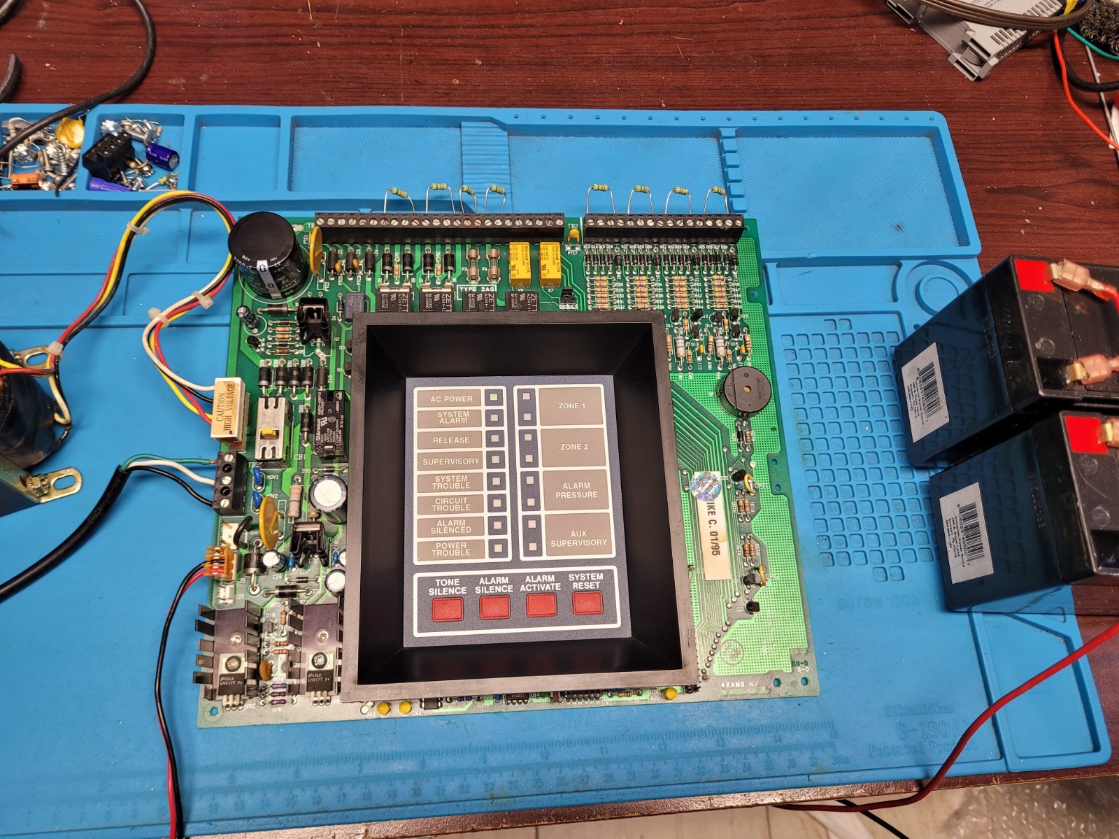 FIRE LITE FIRE ALARM CONTROL PANEL MODEL MS-4424 (4XAMB).