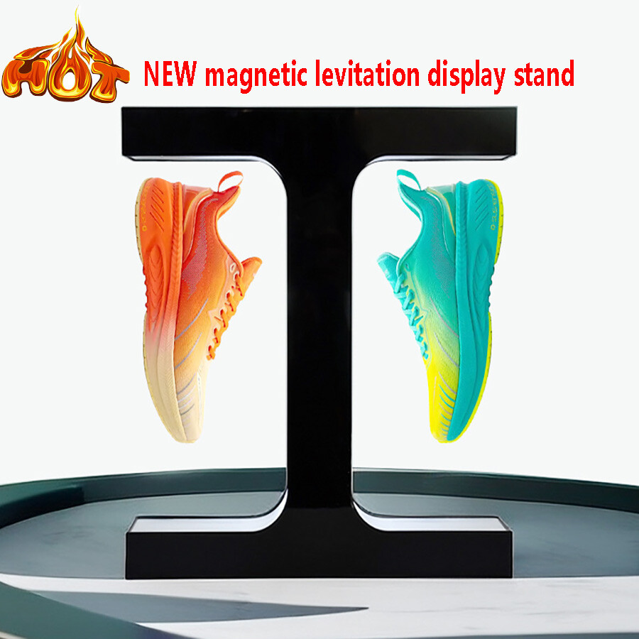 Brand new magnetic levitation LED multi-shape luminous display cabinet