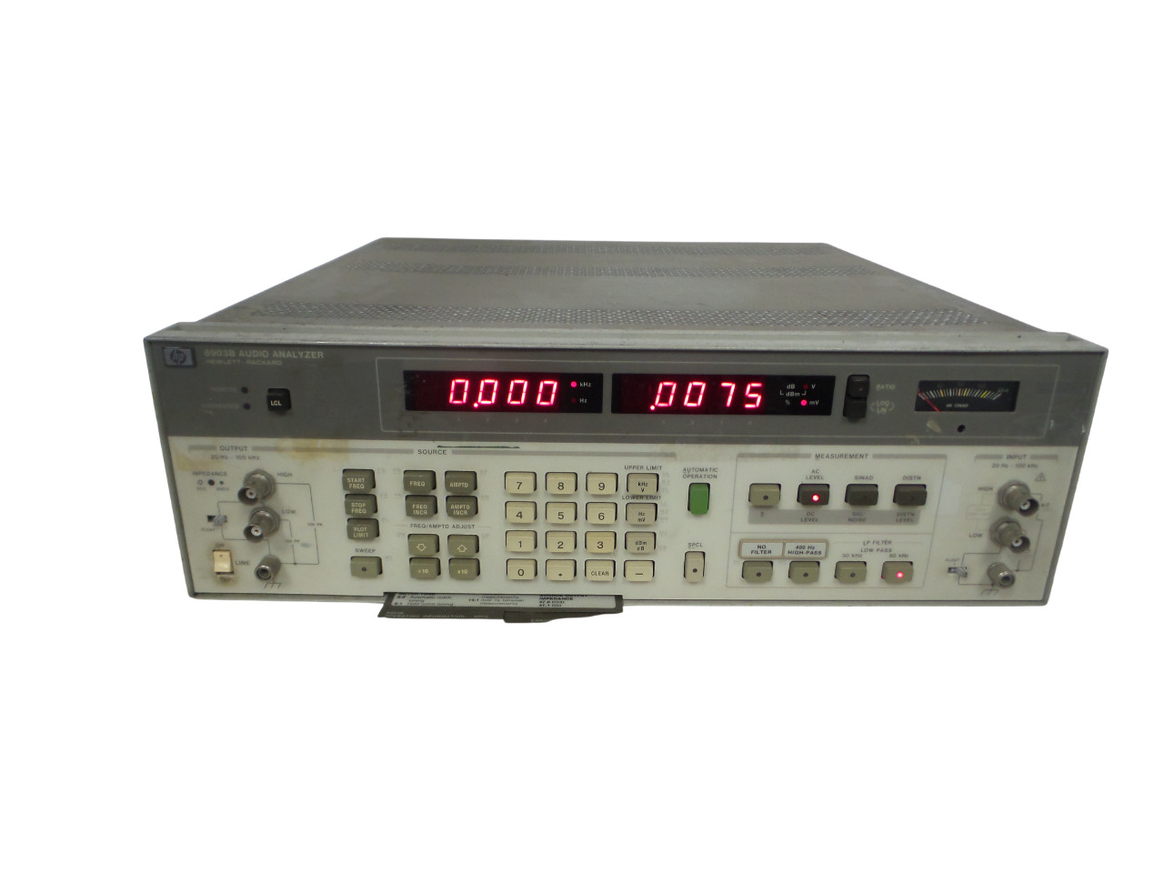 HP HEWLETT PACKARD 8903B Audio Analyzer - Free Shipping